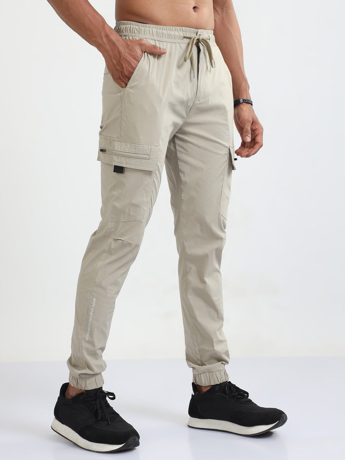 UltraLite Flexi Cargo Joggers-Beige