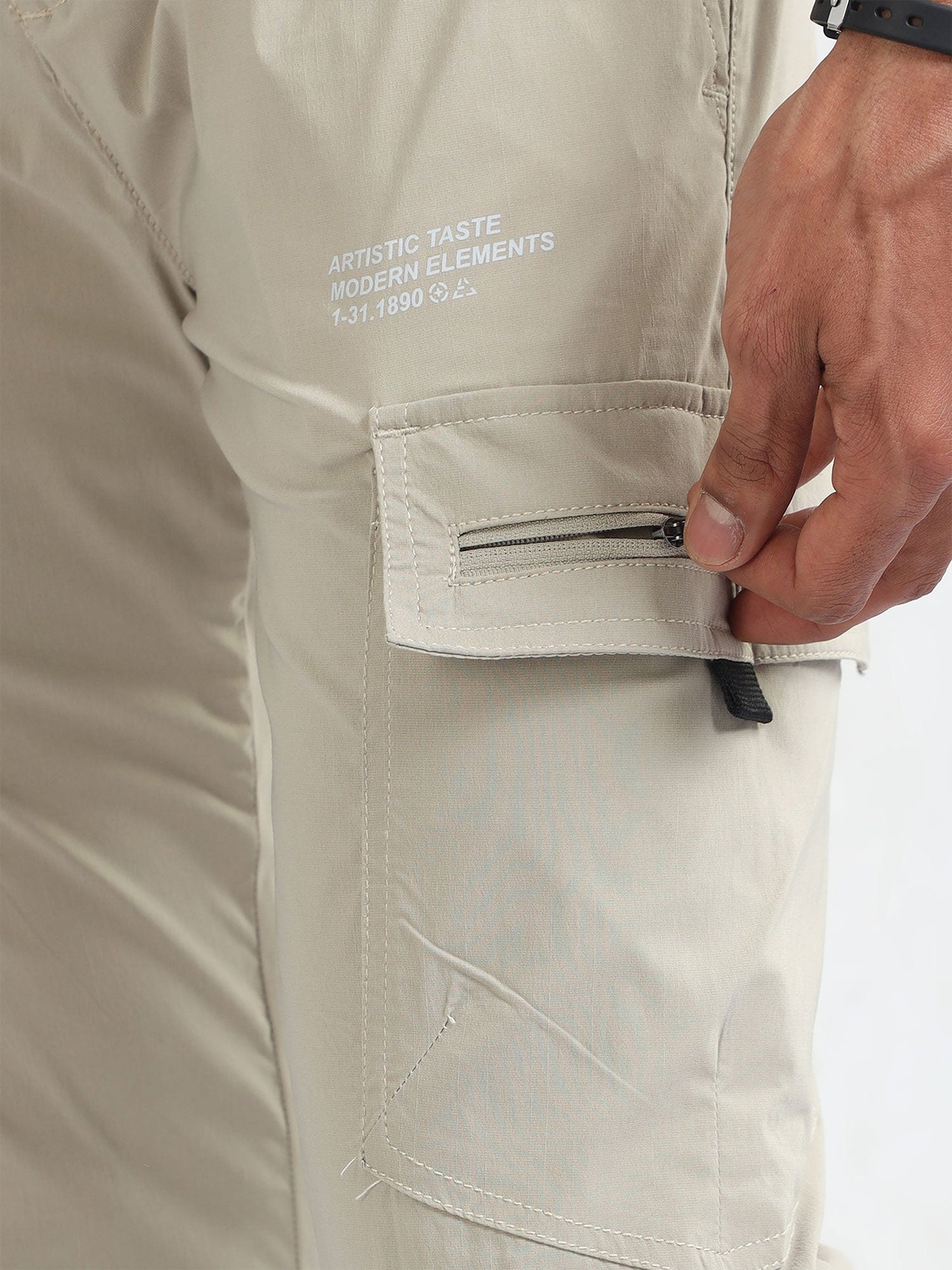 UltraLite Flexi Cargo Joggers-Beige