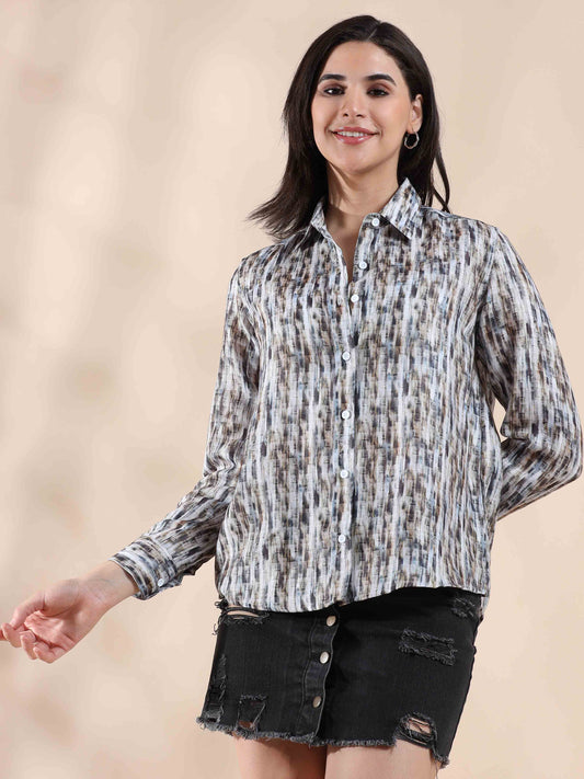 Cocoa Coastline Cotton Shirt
