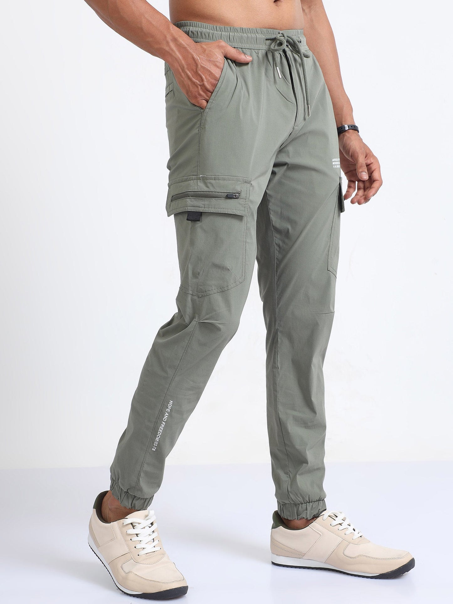 UltraLite Flexi Cargo Joggers-Fern