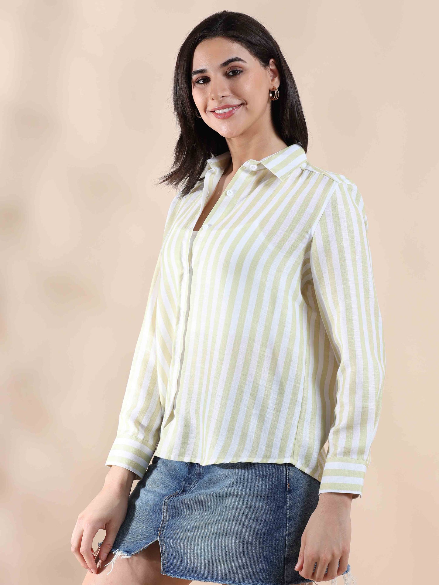 Sunny yellow Cotton Shirt