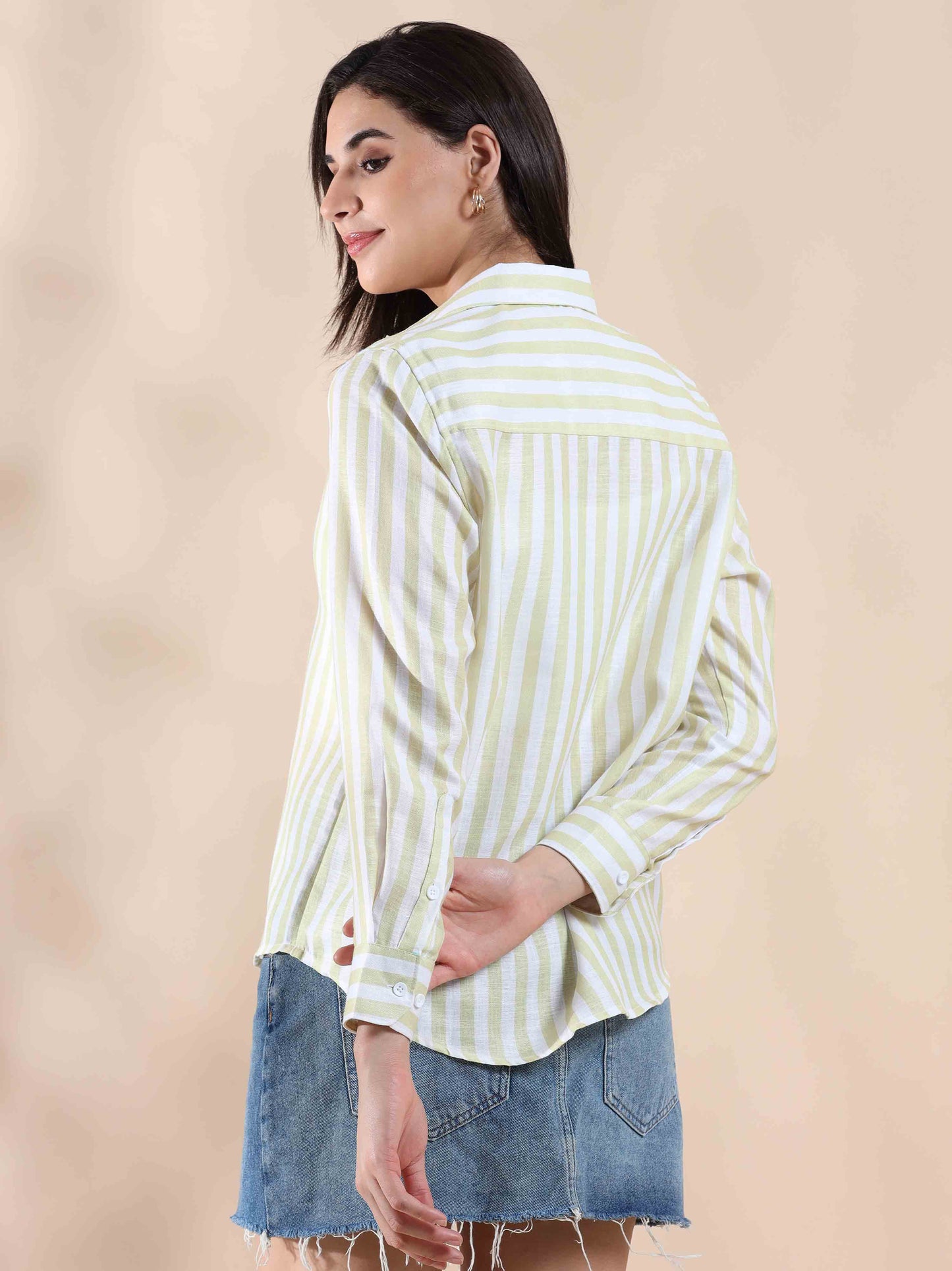 Sunny yellow Cotton Shirt