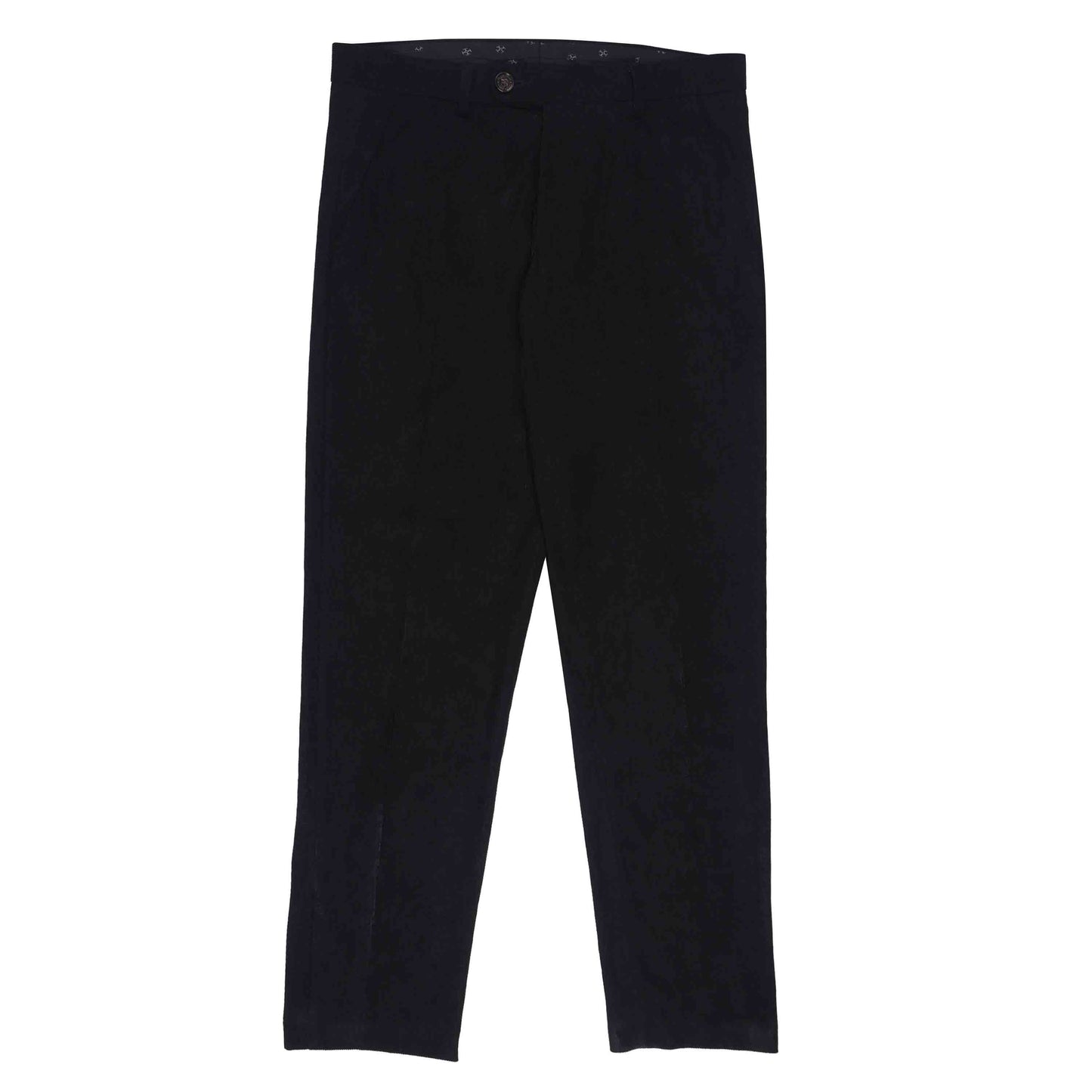 Statement Corduroy Black Pant