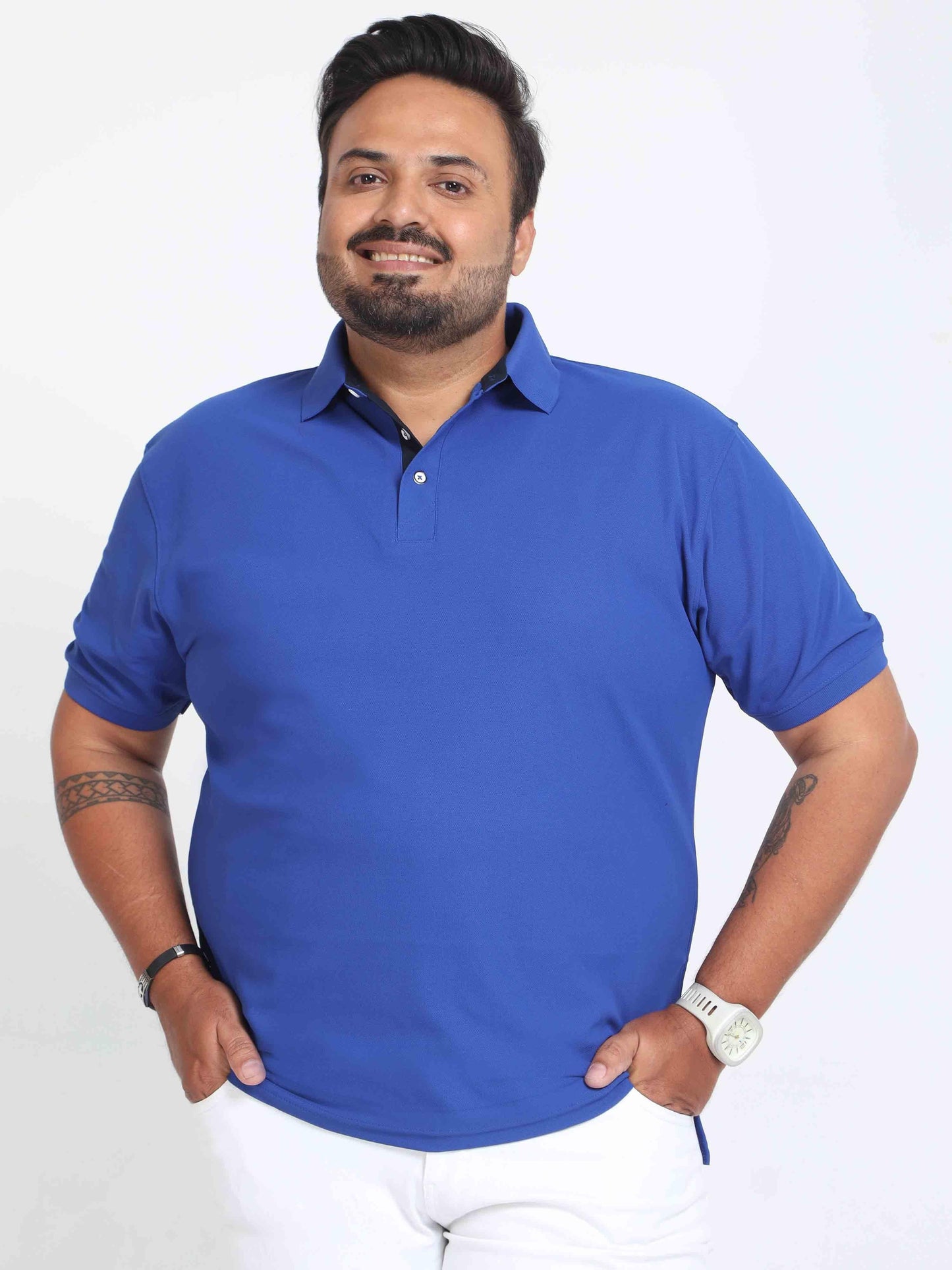 Imperial Blue Men's Polo T-shirt