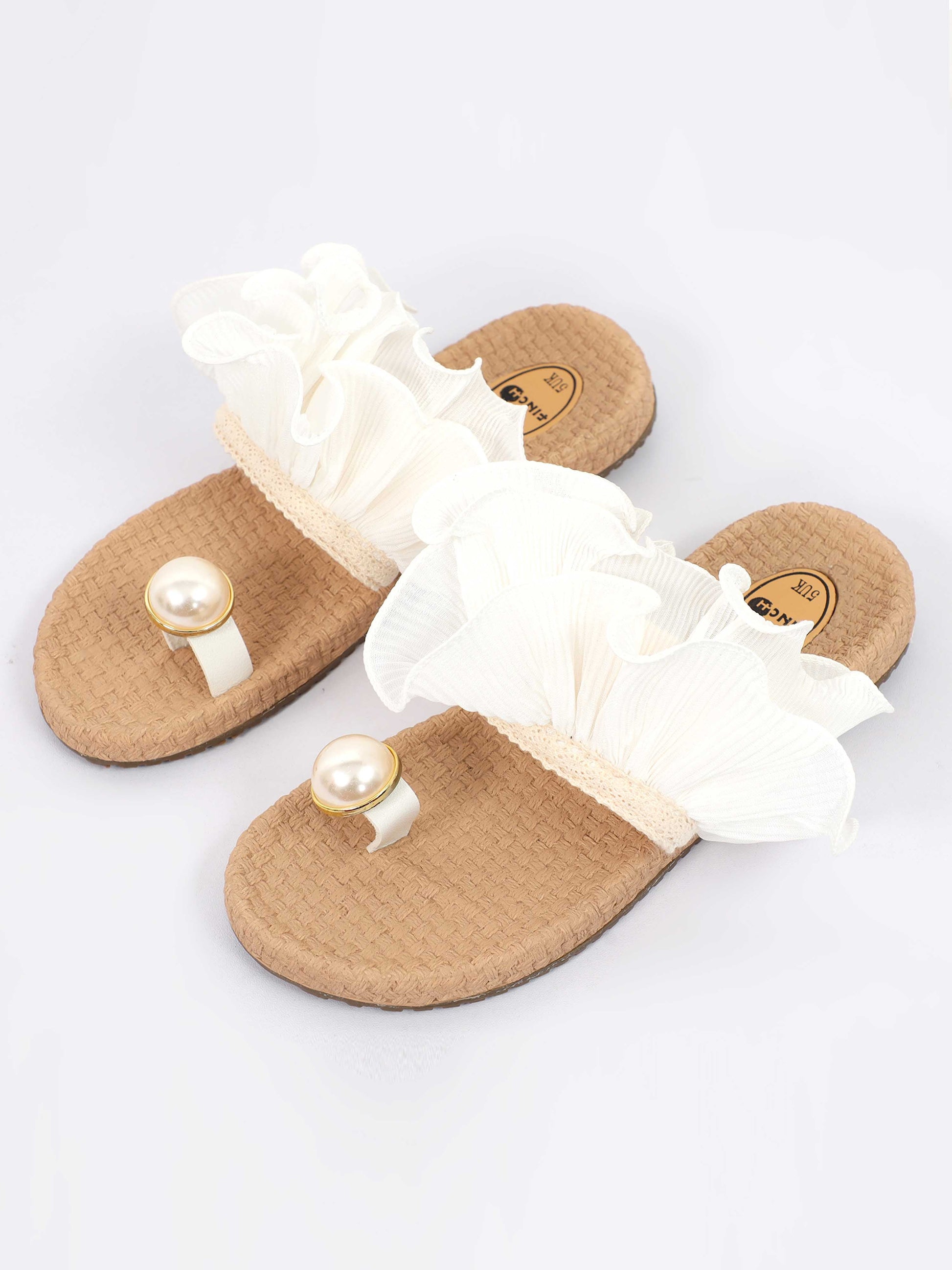 White Lilly Trendy Footwear for Women