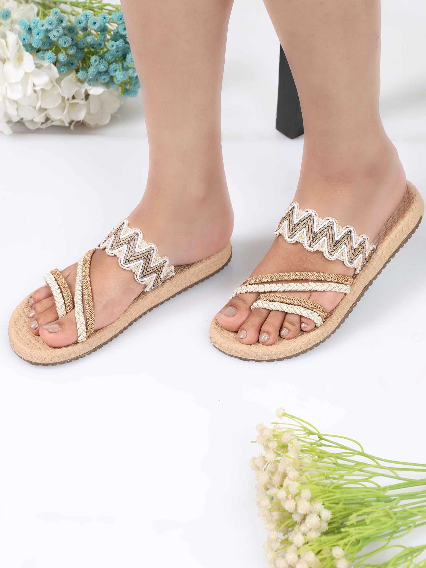 Glamorous Gold Casual Womens Footwear
