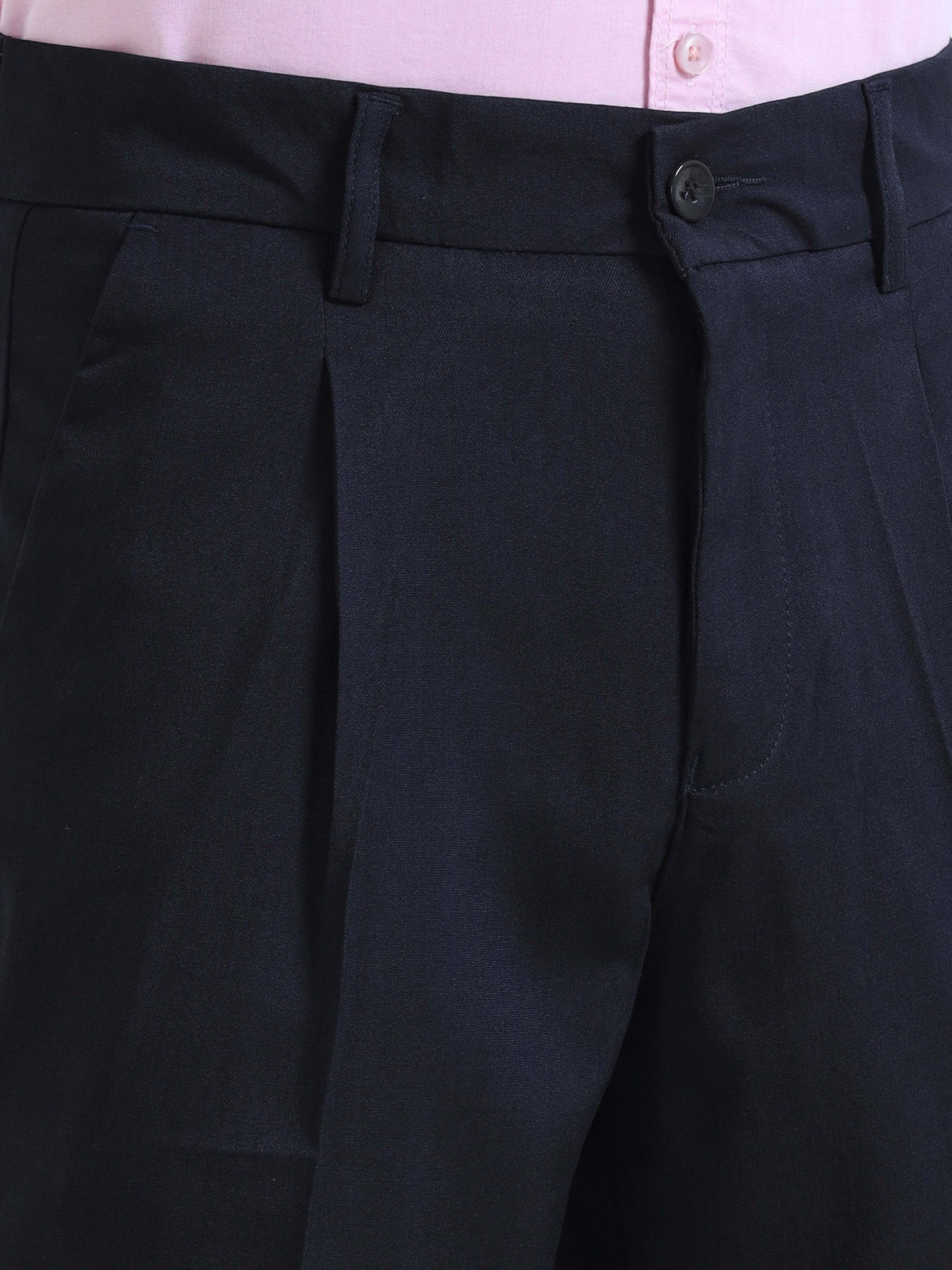 Men Bon Voyage Pleat Pant-Navy