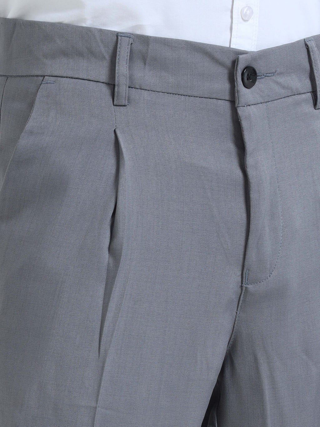 Men Bon Voyage Pleat Pant-Lt Grey