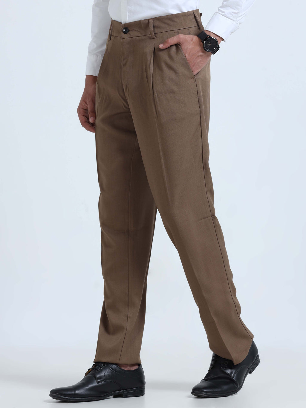 Men Bon Voyage Pleat Pant-Khaki