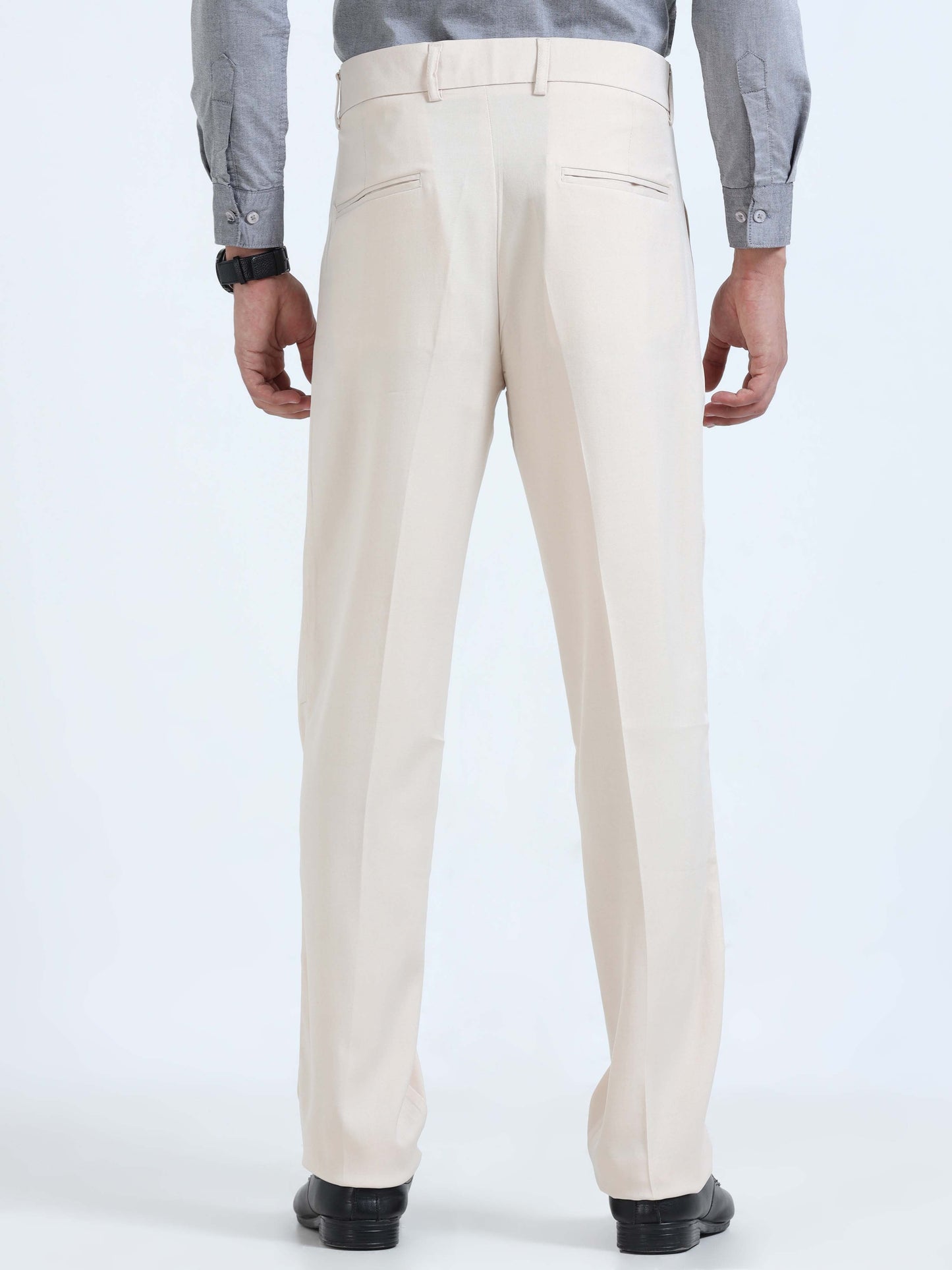 Men Bon Voyage Pleat Pant-Cream