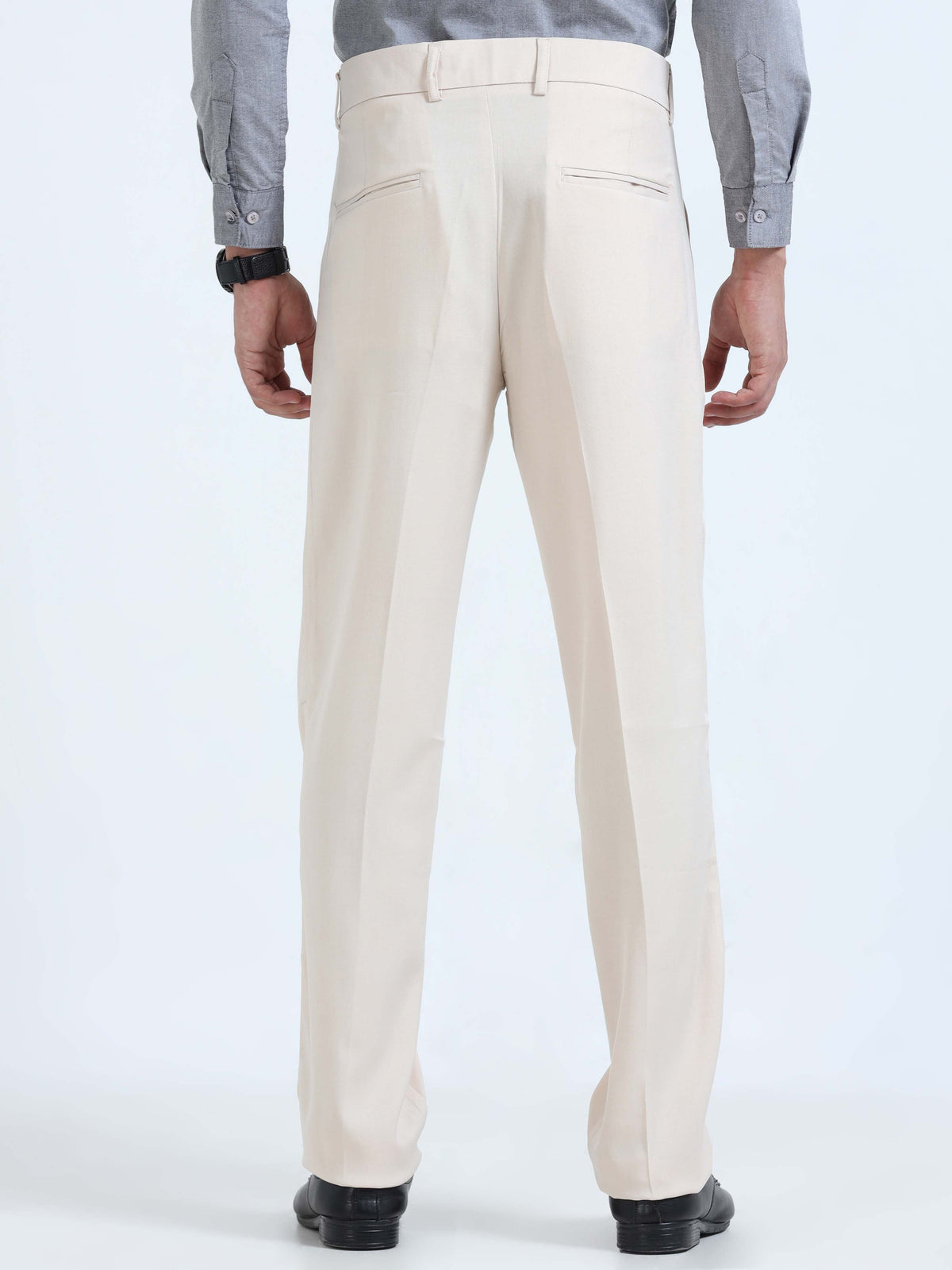 Men Bon Voyage Pleat Pant-Cream