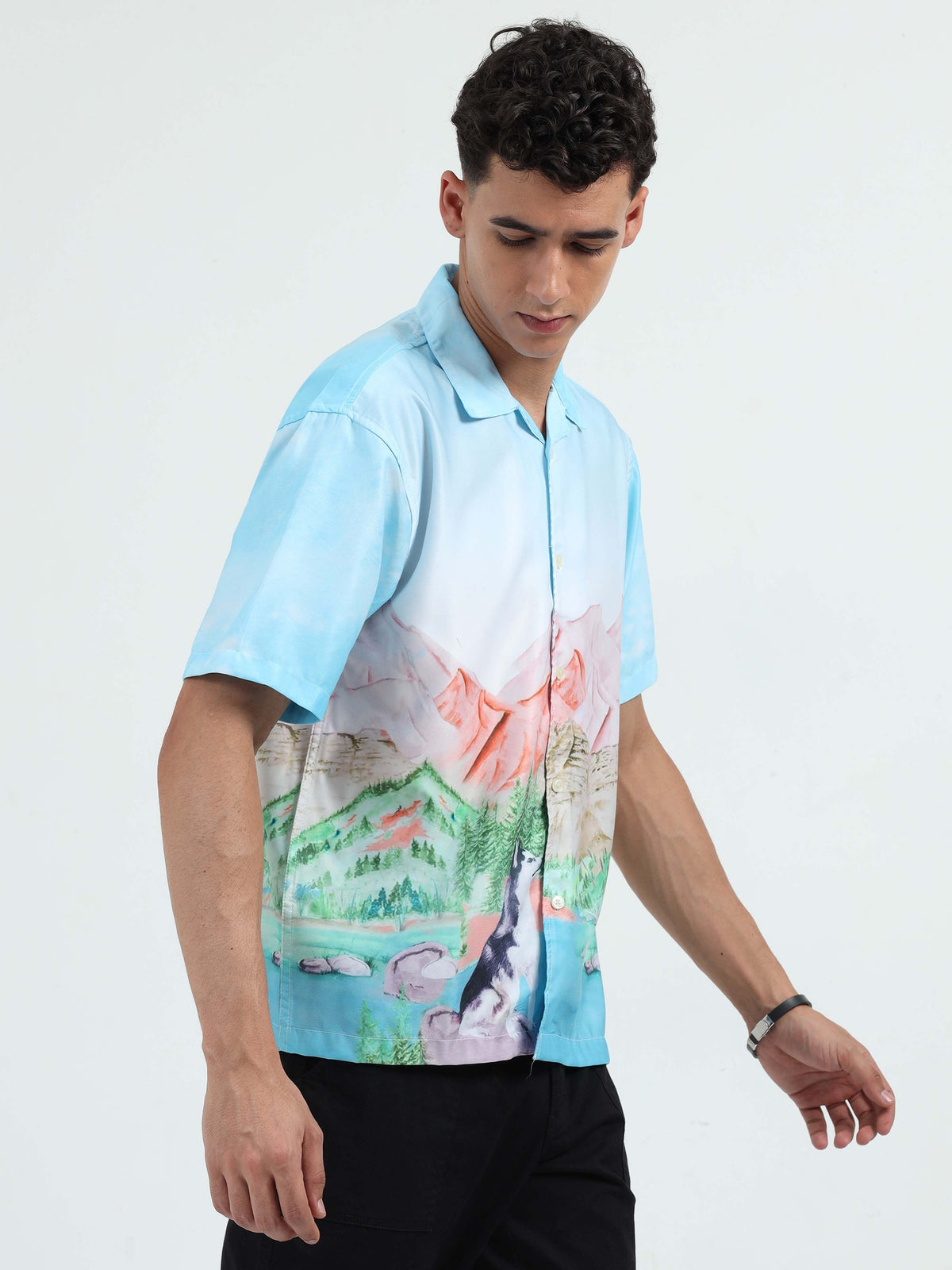 Men Vagabond Oversized Shirt