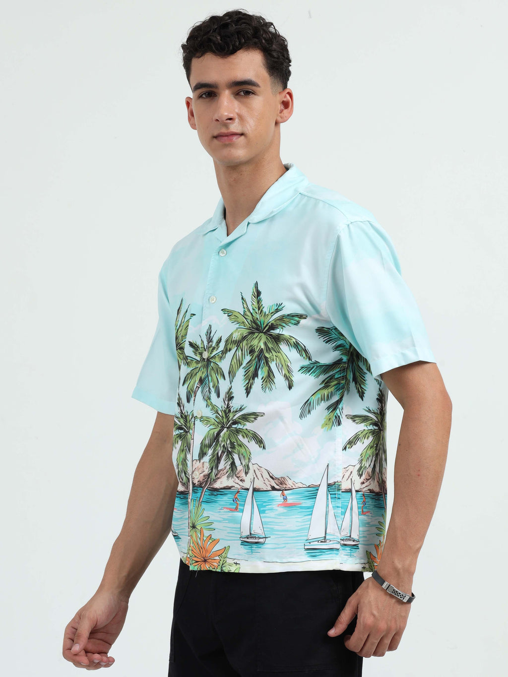 Men Carribbean Oversized Shirts-Carribbean