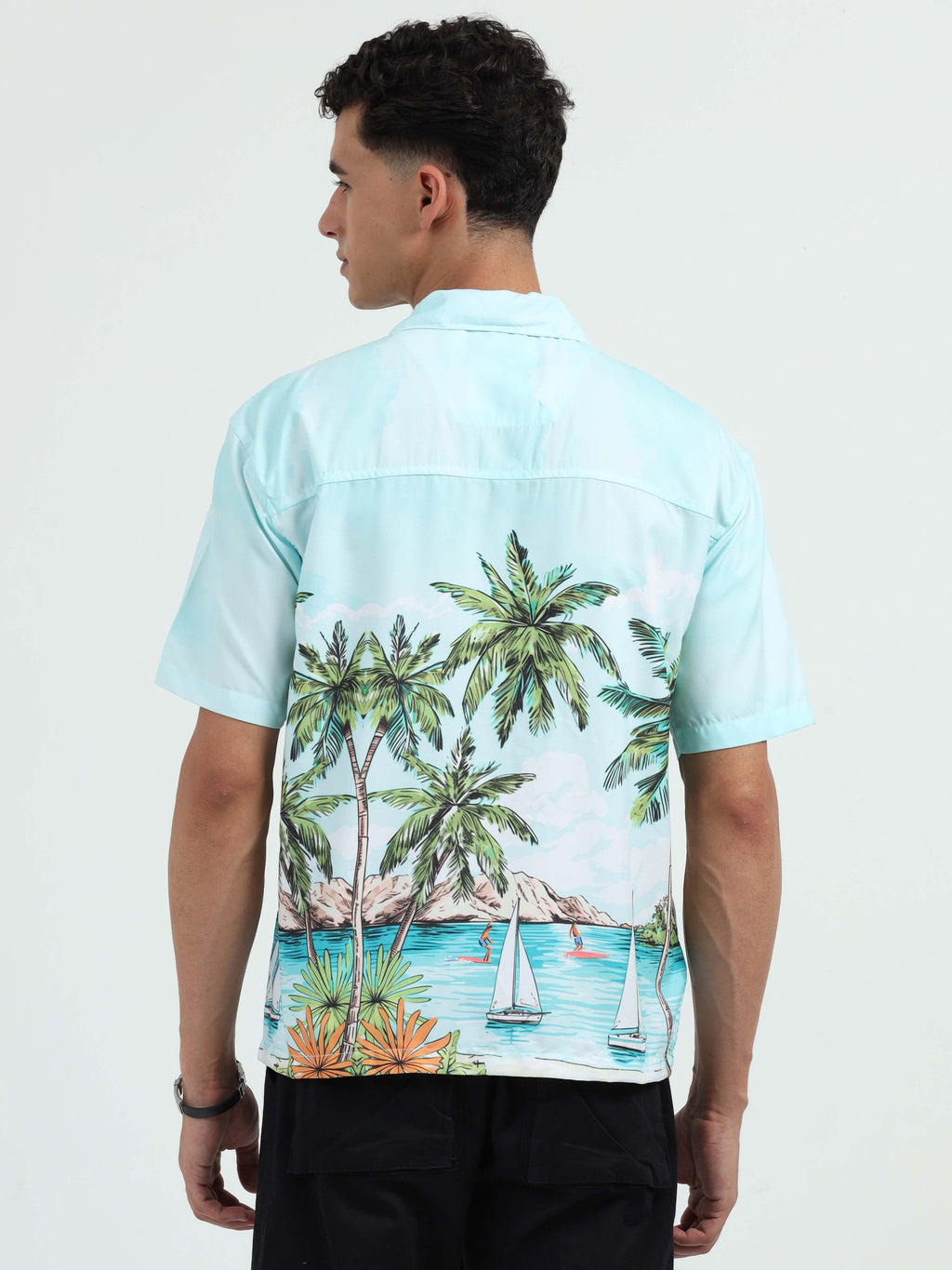 Men Carribbean Oversized Shirts-Carribbean