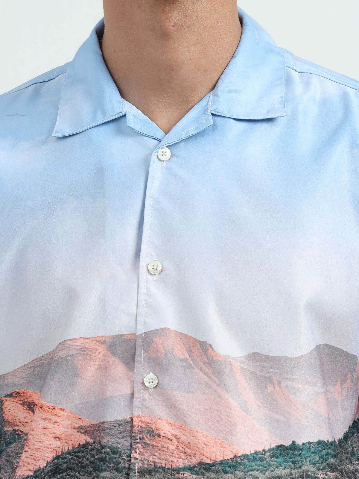 Men Ruins of Indus Oversized Shirts-Indus
