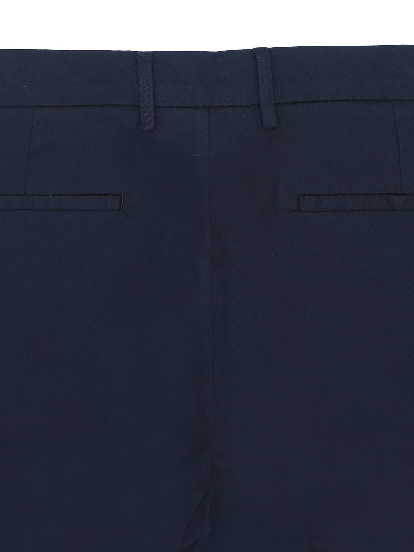 Milano Double Pleated Navy Relaxed Cargo