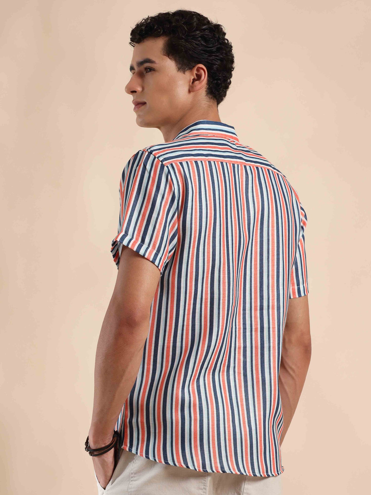 Summertime Stripes Cotton Shirt