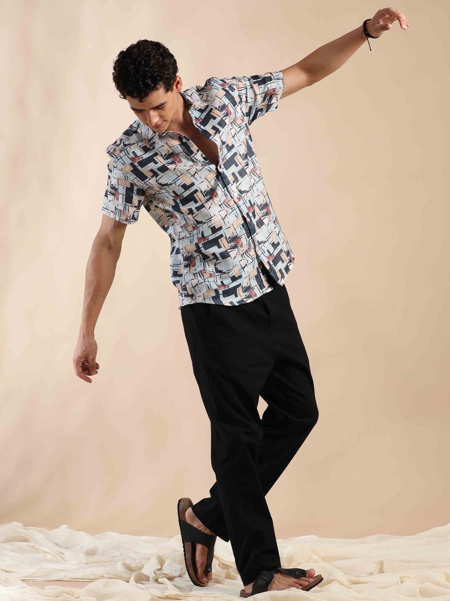 Sunny Swan Serenade Cotton Shirt