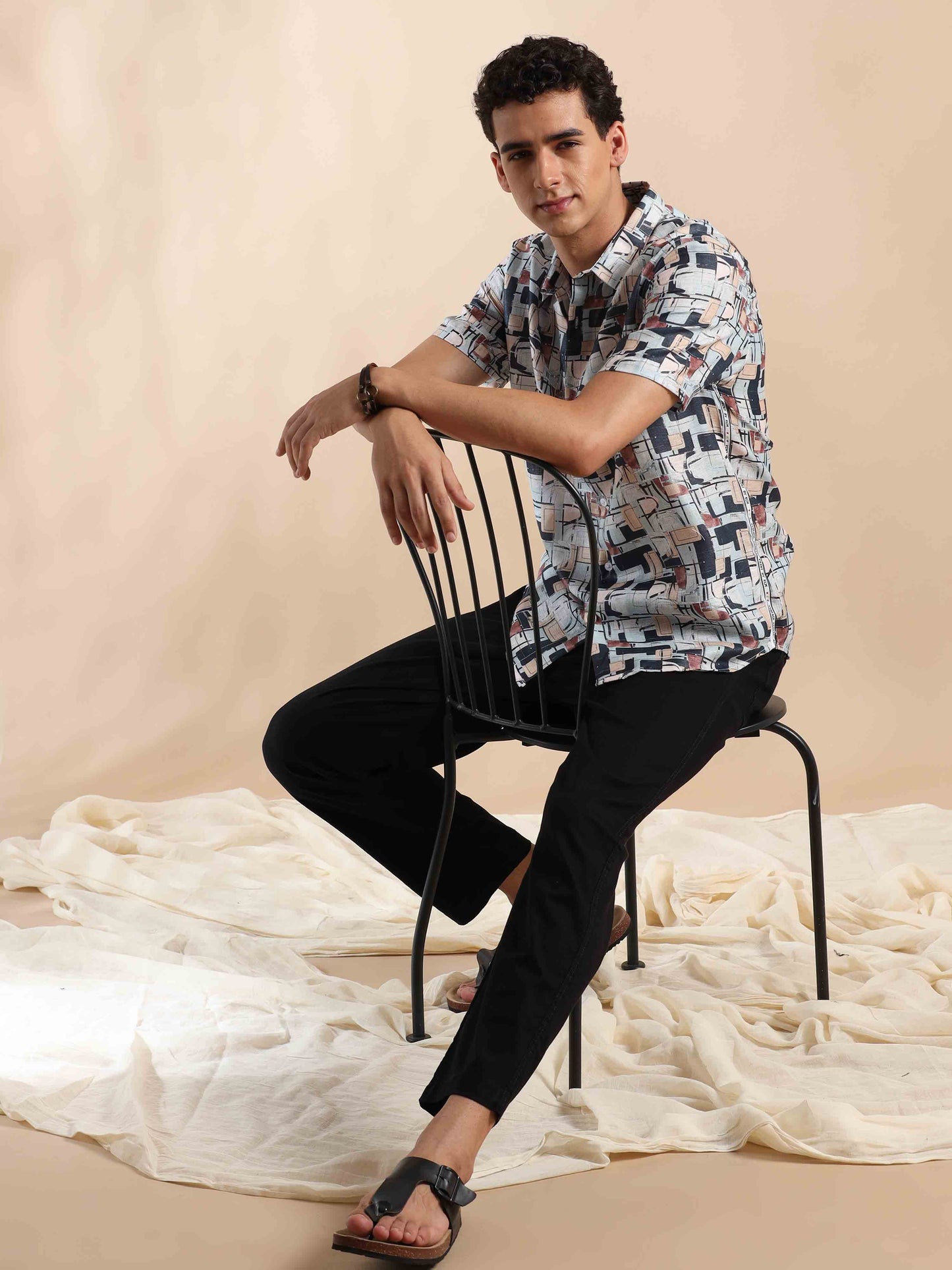 Sunny Swan Serenade Cotton Shirt