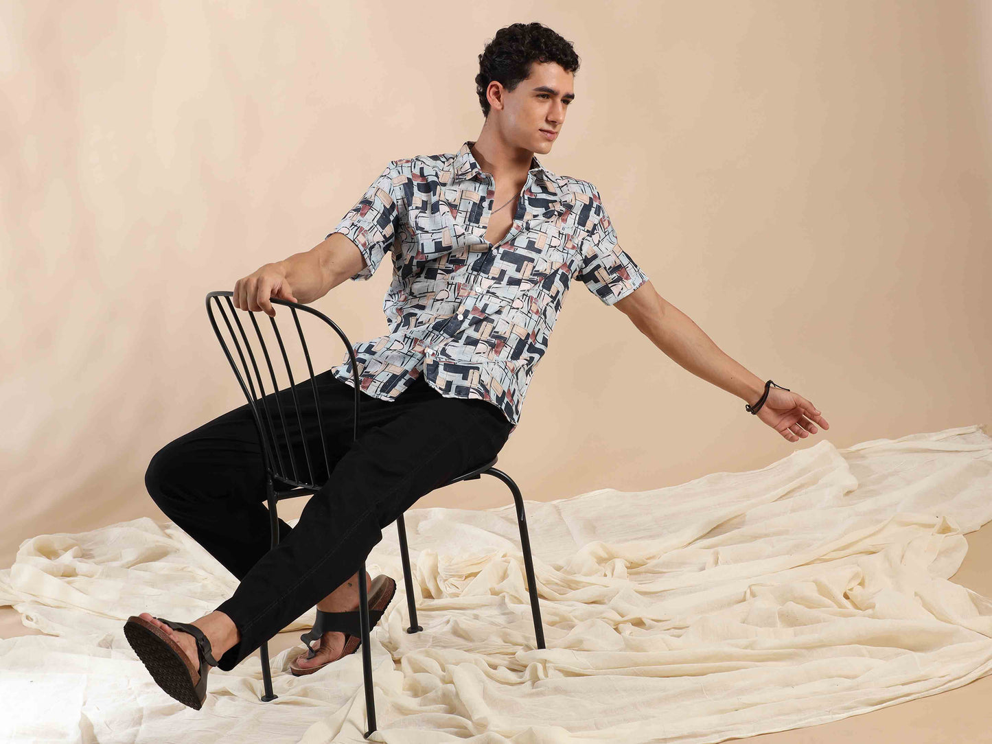 Sunny Swan Serenade Cotton Shirt