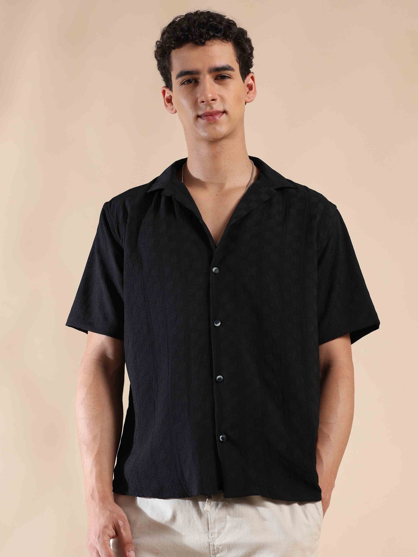 Black Sands Sunset Popcorn Shirt