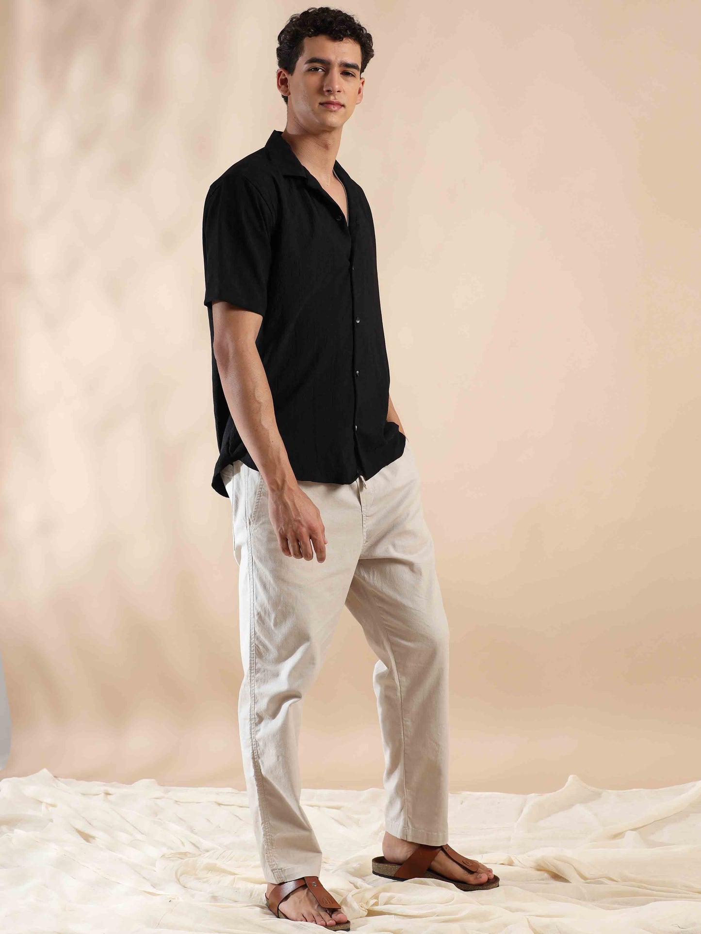 Black Sands Sunset Popcorn Shirt