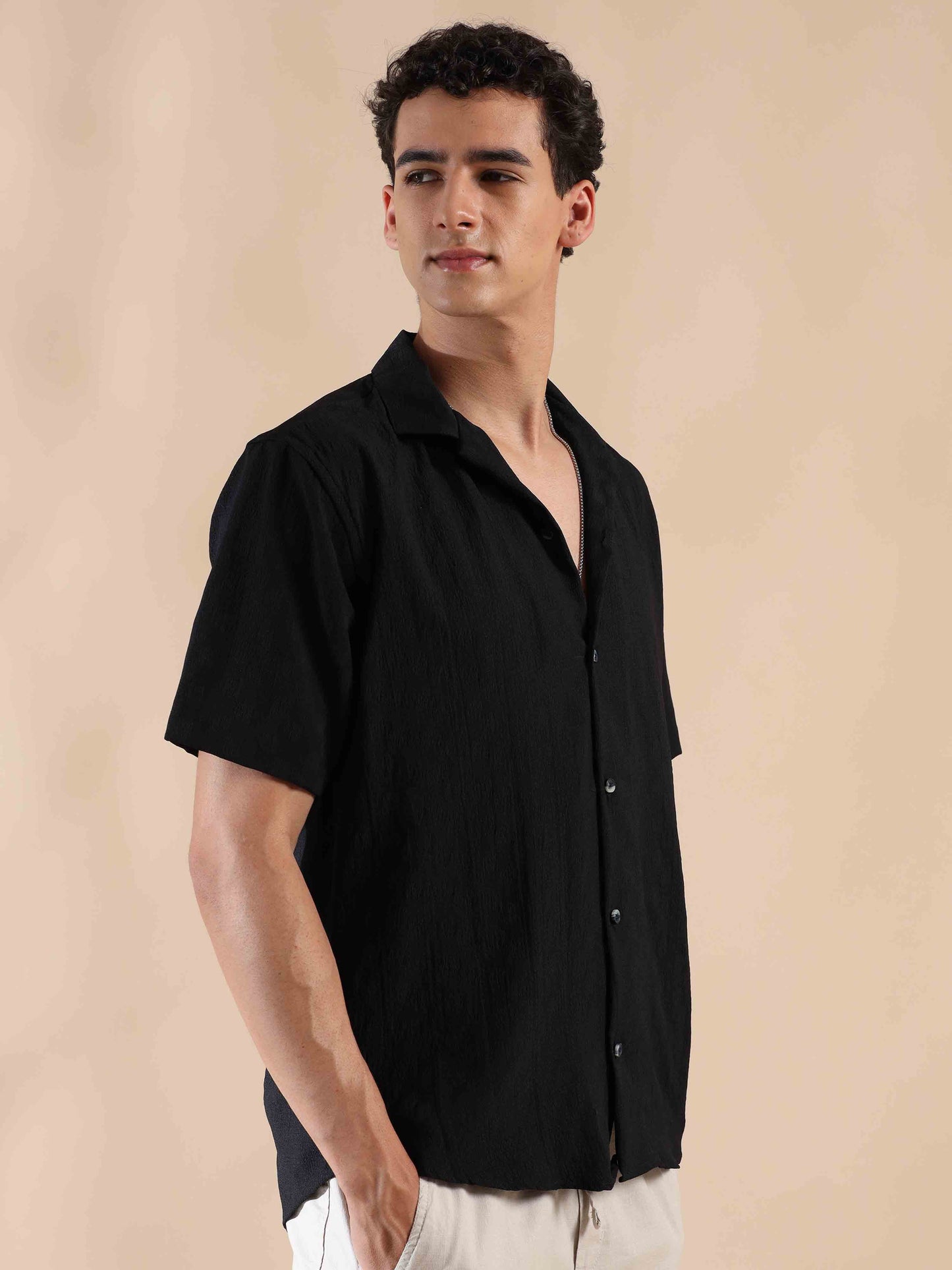 Black Sands Sunset Popcorn Shirt