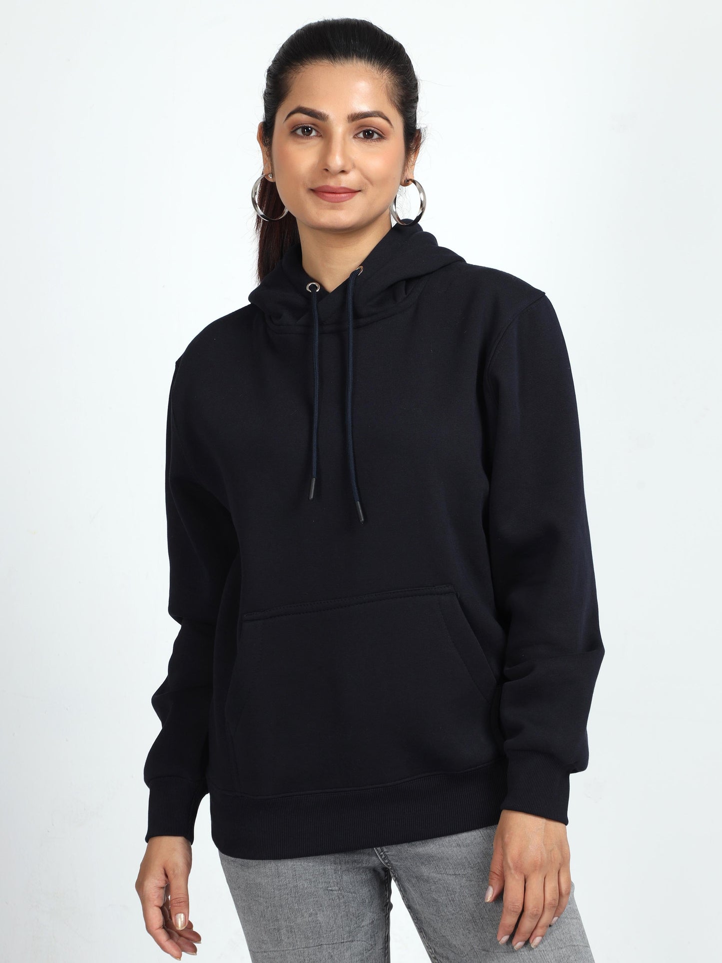 Women Navy Hoodie