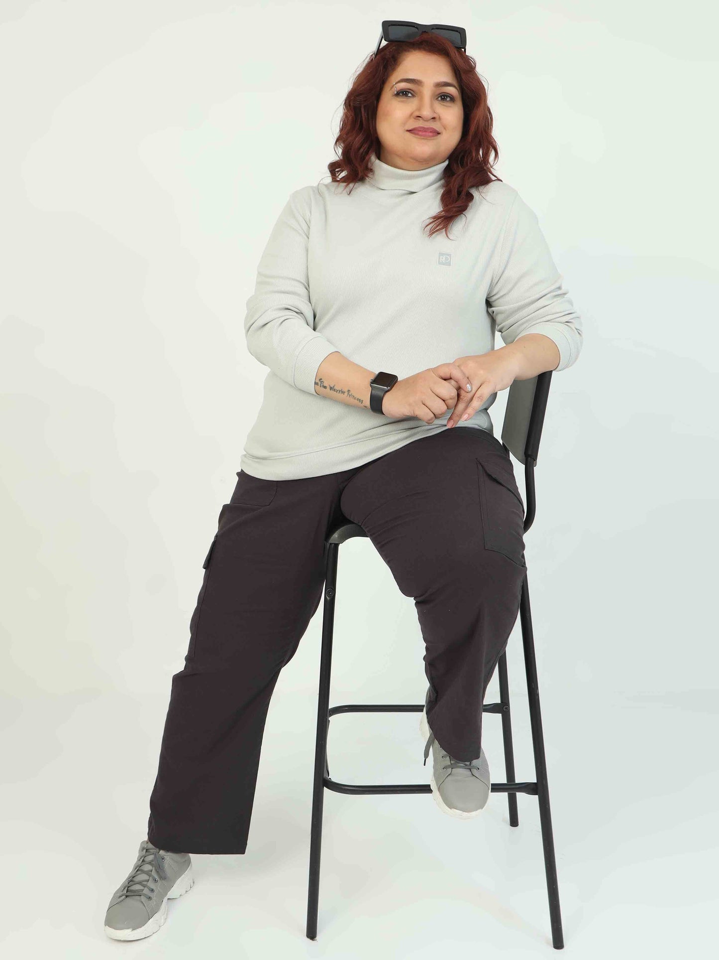 Women's Curve Cargos-Graphite