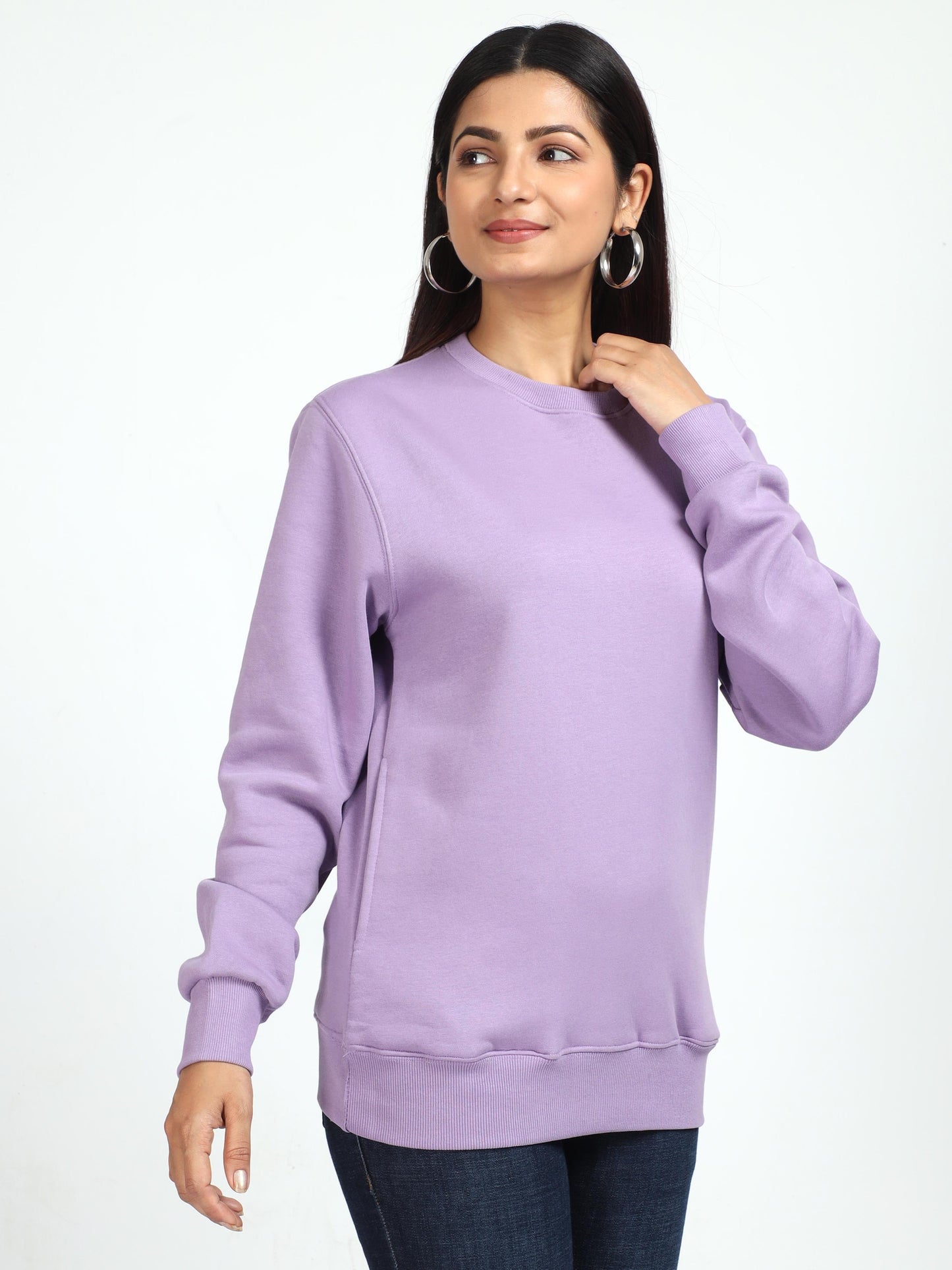 Women Lavender Sweatshirt
