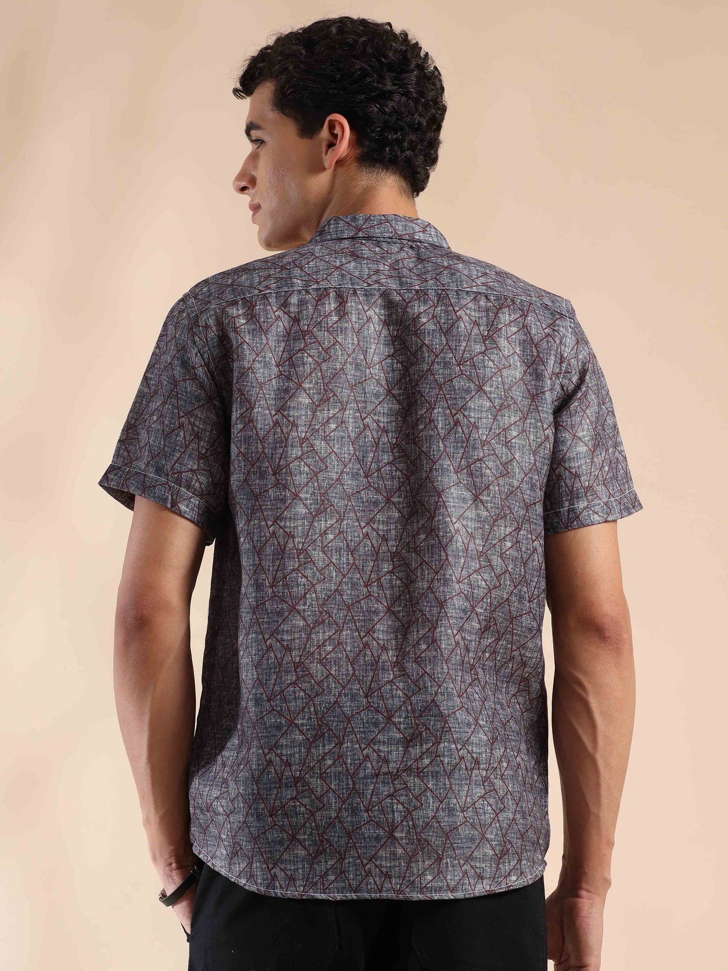 Gloomy Coast Charm Cotton Shirt