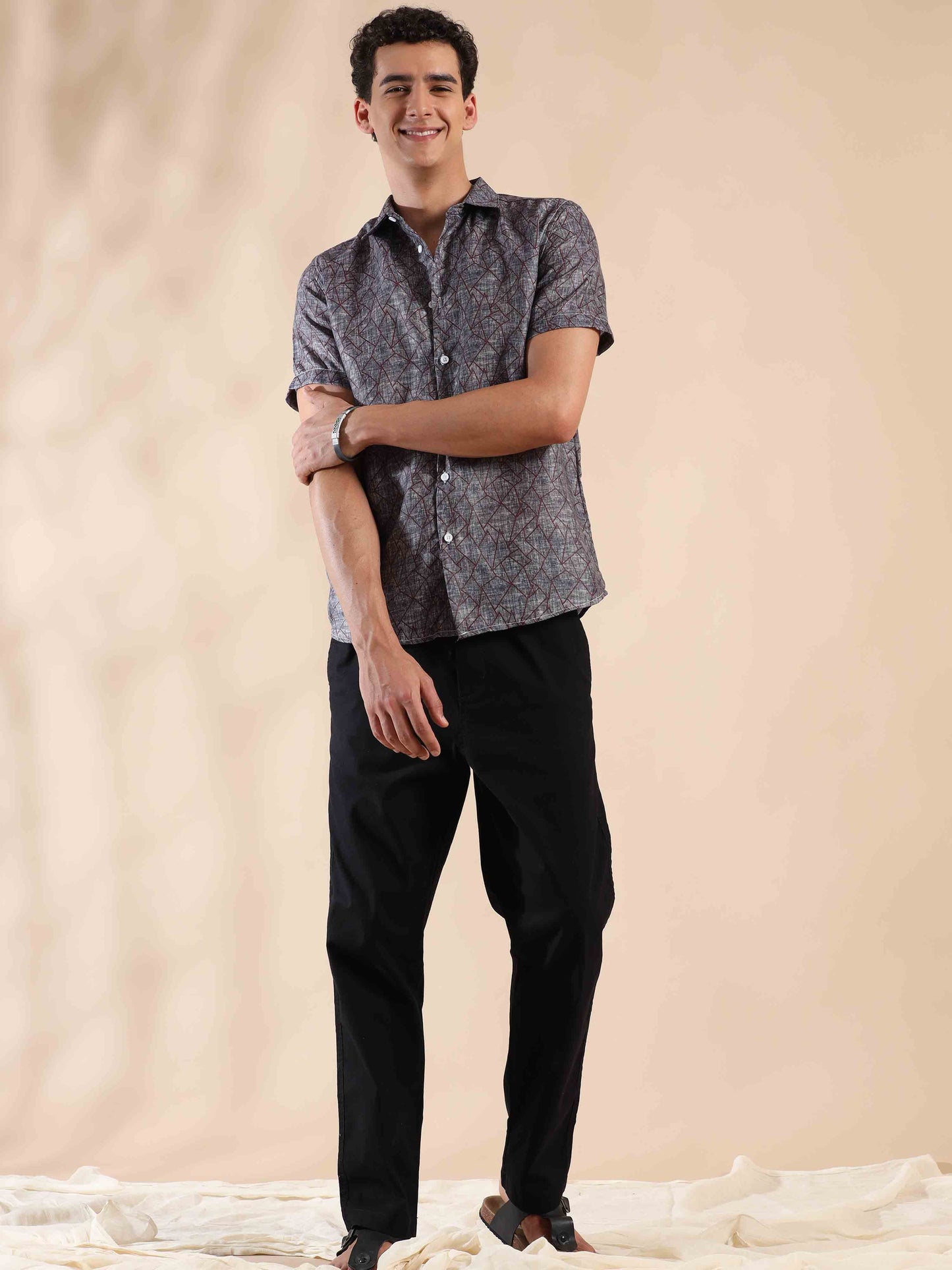 Gloomy Coast Charm Cotton Shirt