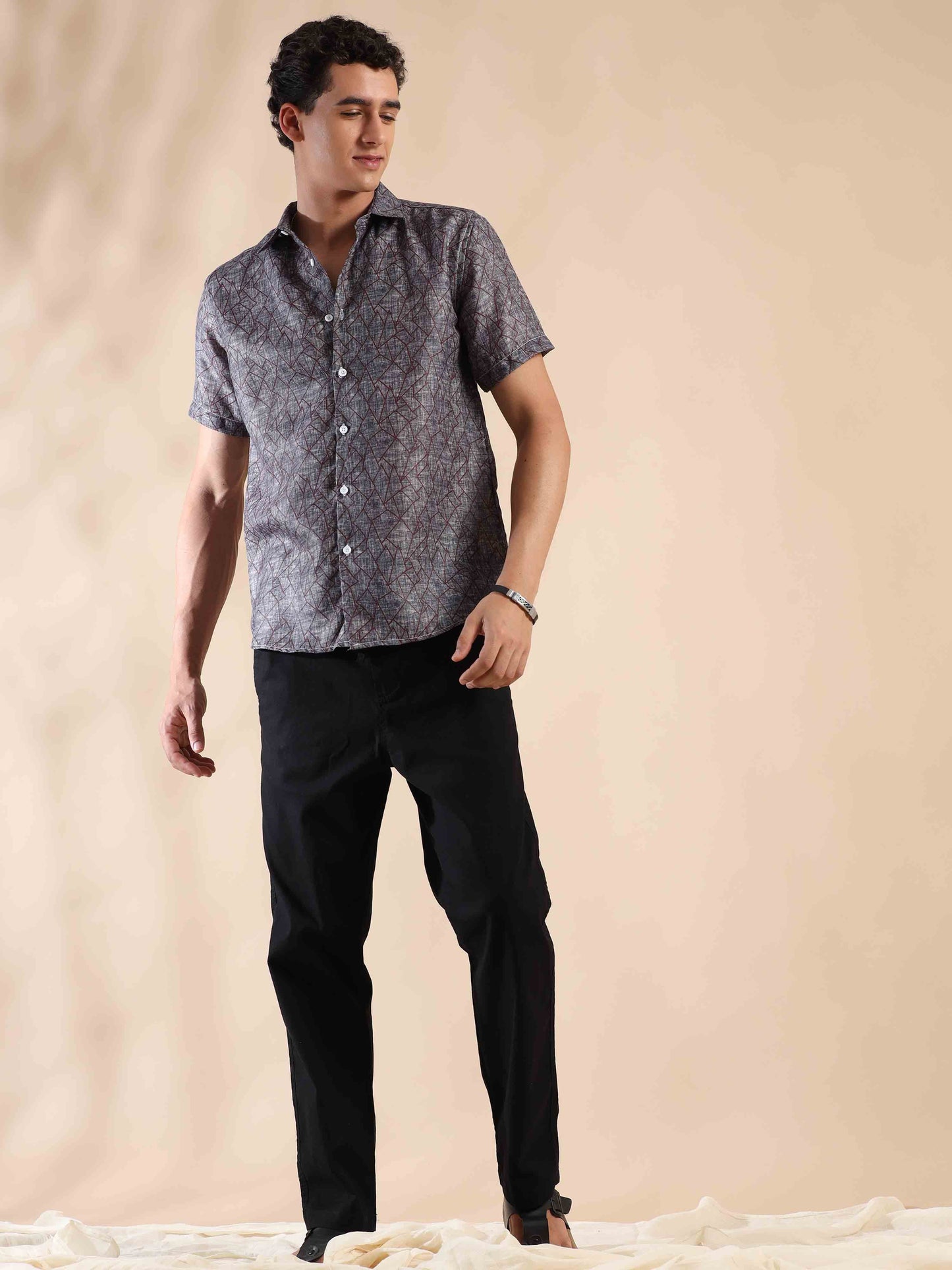 Gloomy Coast Charm Cotton Shirt