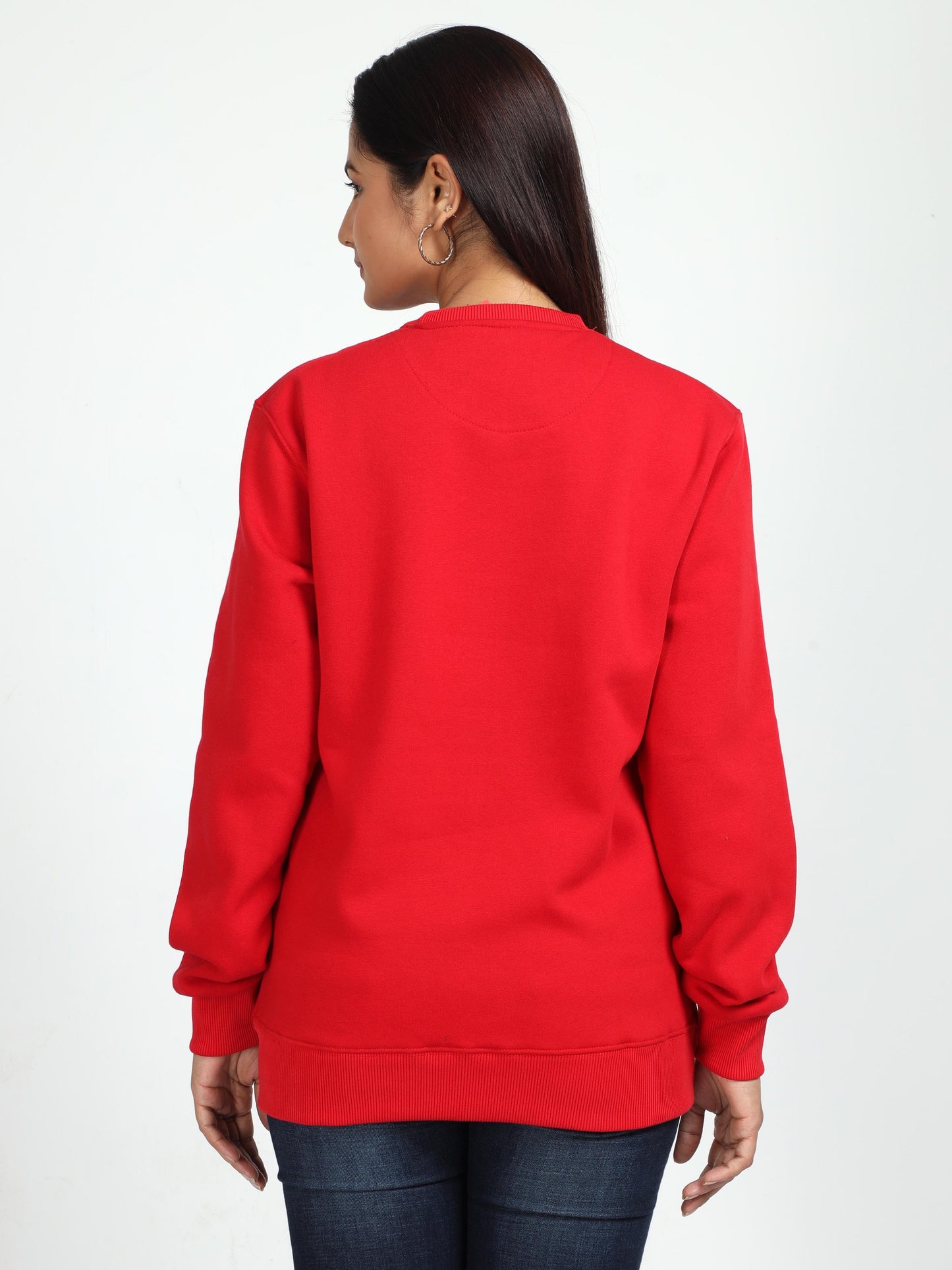 Women Red Sweatshirt