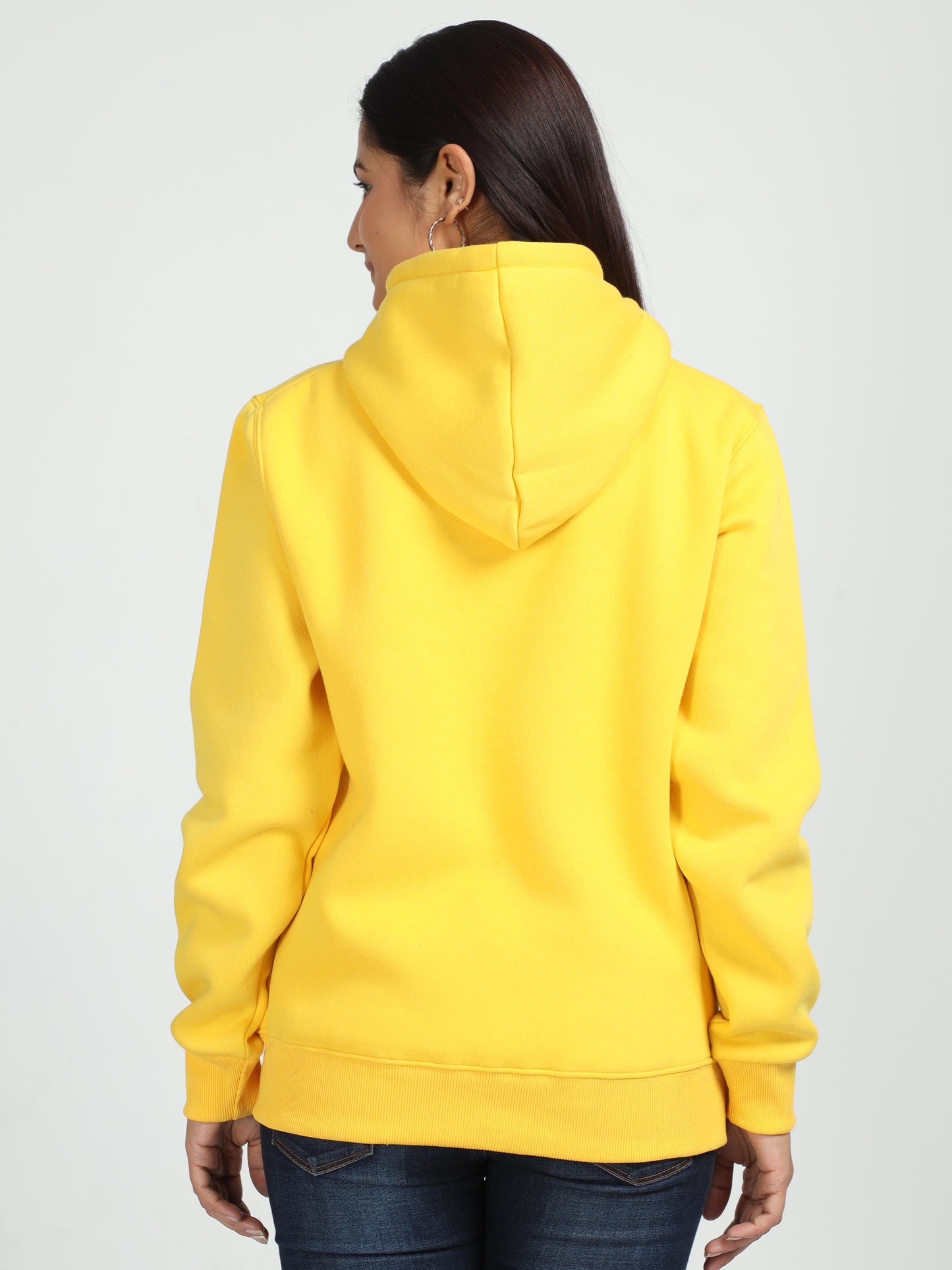 Women Sunshine Yellow Hoodie