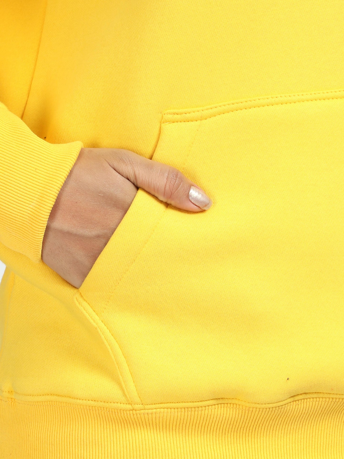Women Sunshine Yellow Hoodie