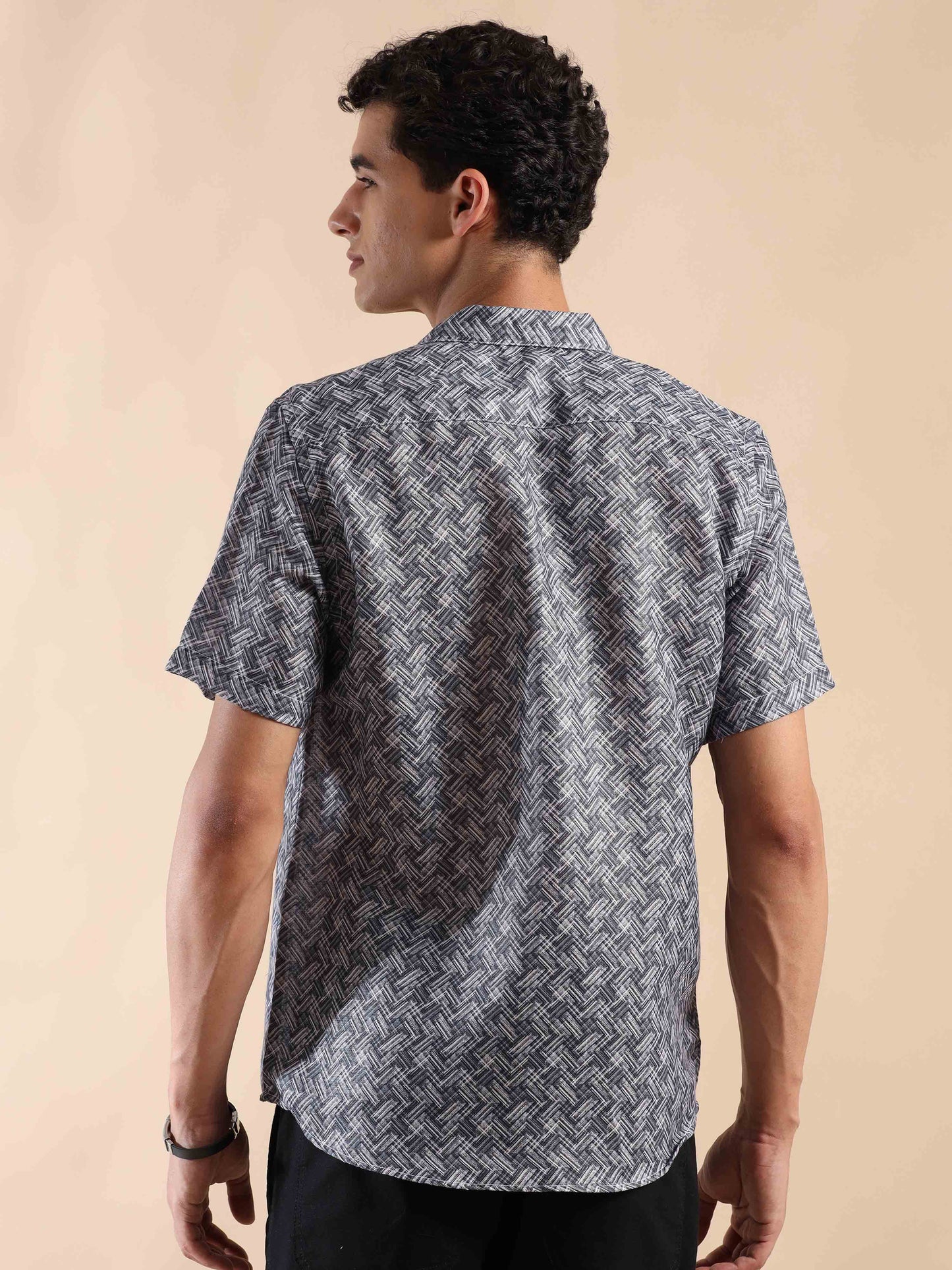 Graphite Shore Serenade Cotton Shirt