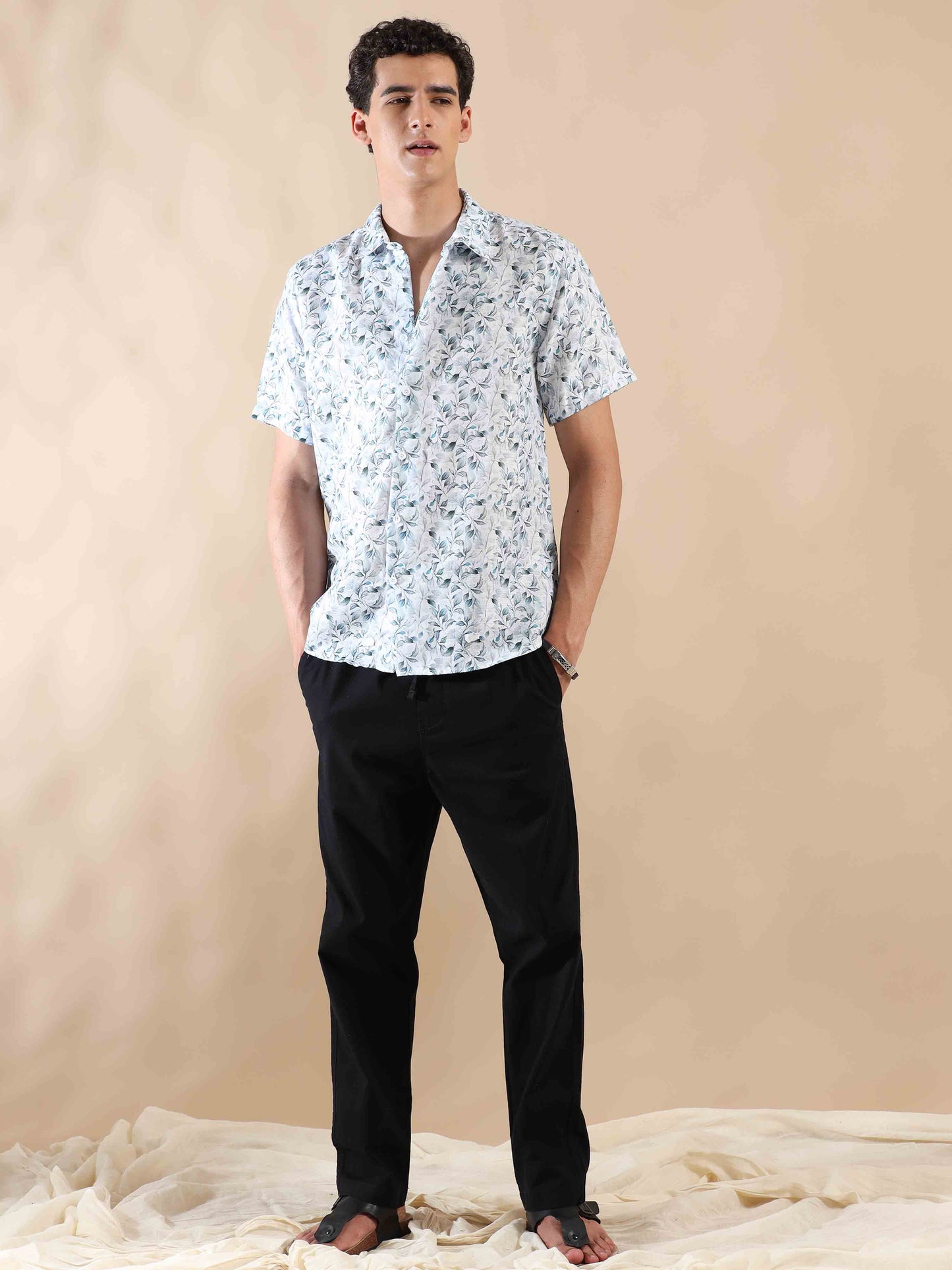 Porcelain Cove Calm Cotton Shirt