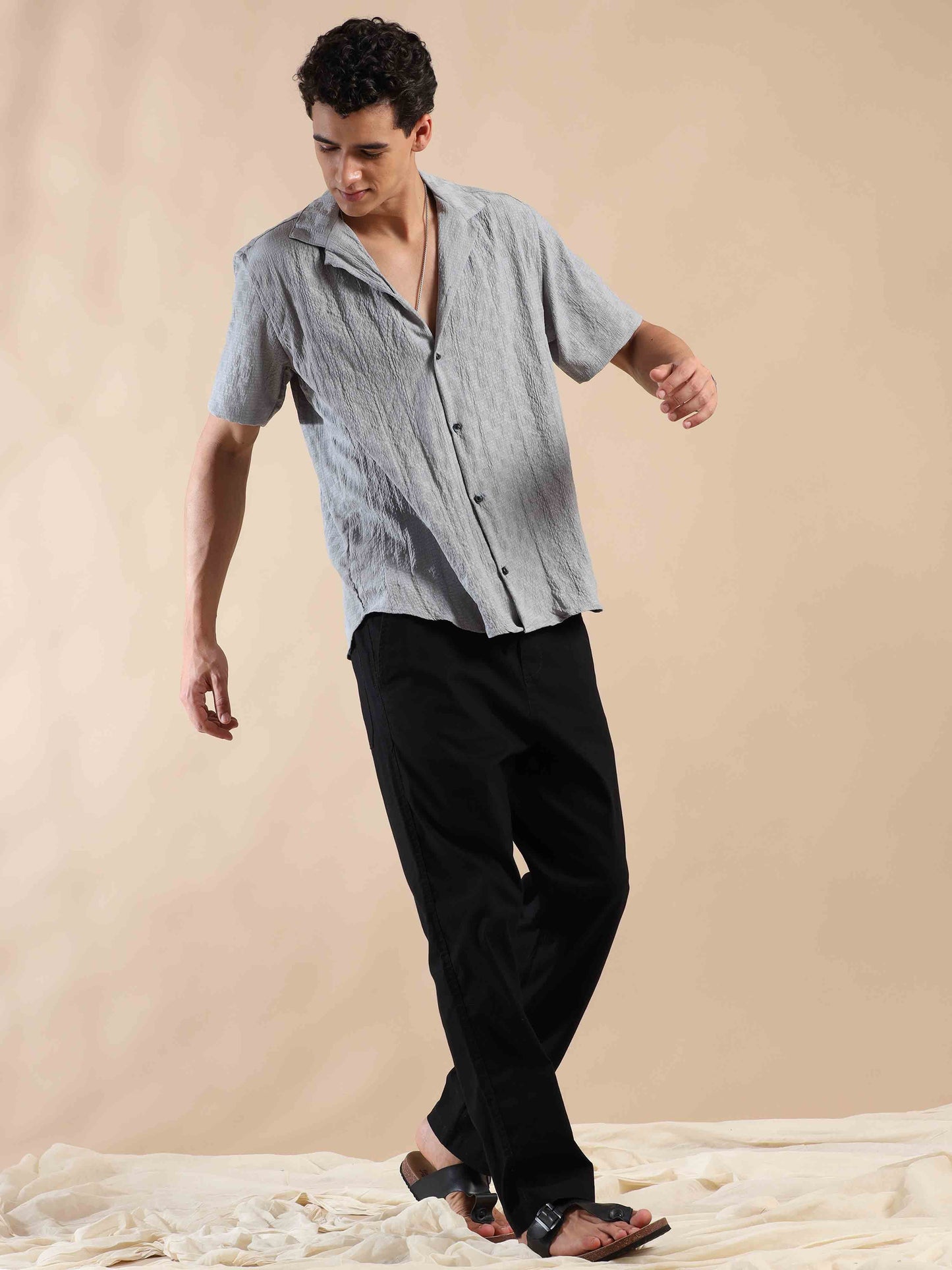Summer Pearl Shimmer Popcorn Shirt