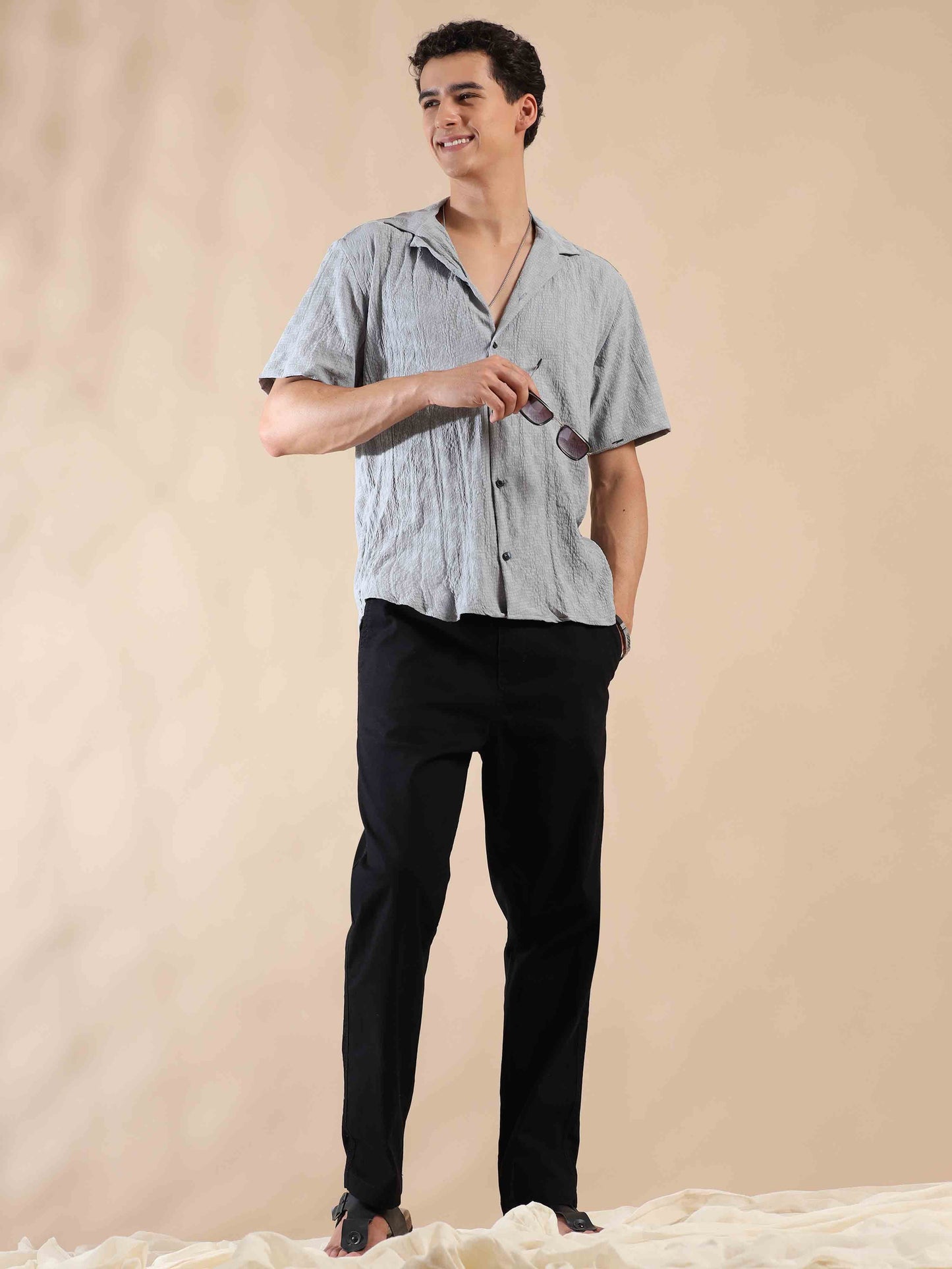 Summer Pearl Shimmer Popcorn Shirt
