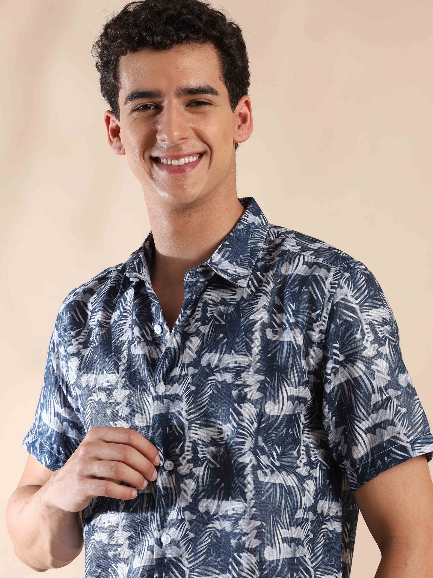 Summer Rhino Retreat Cotton Shirt