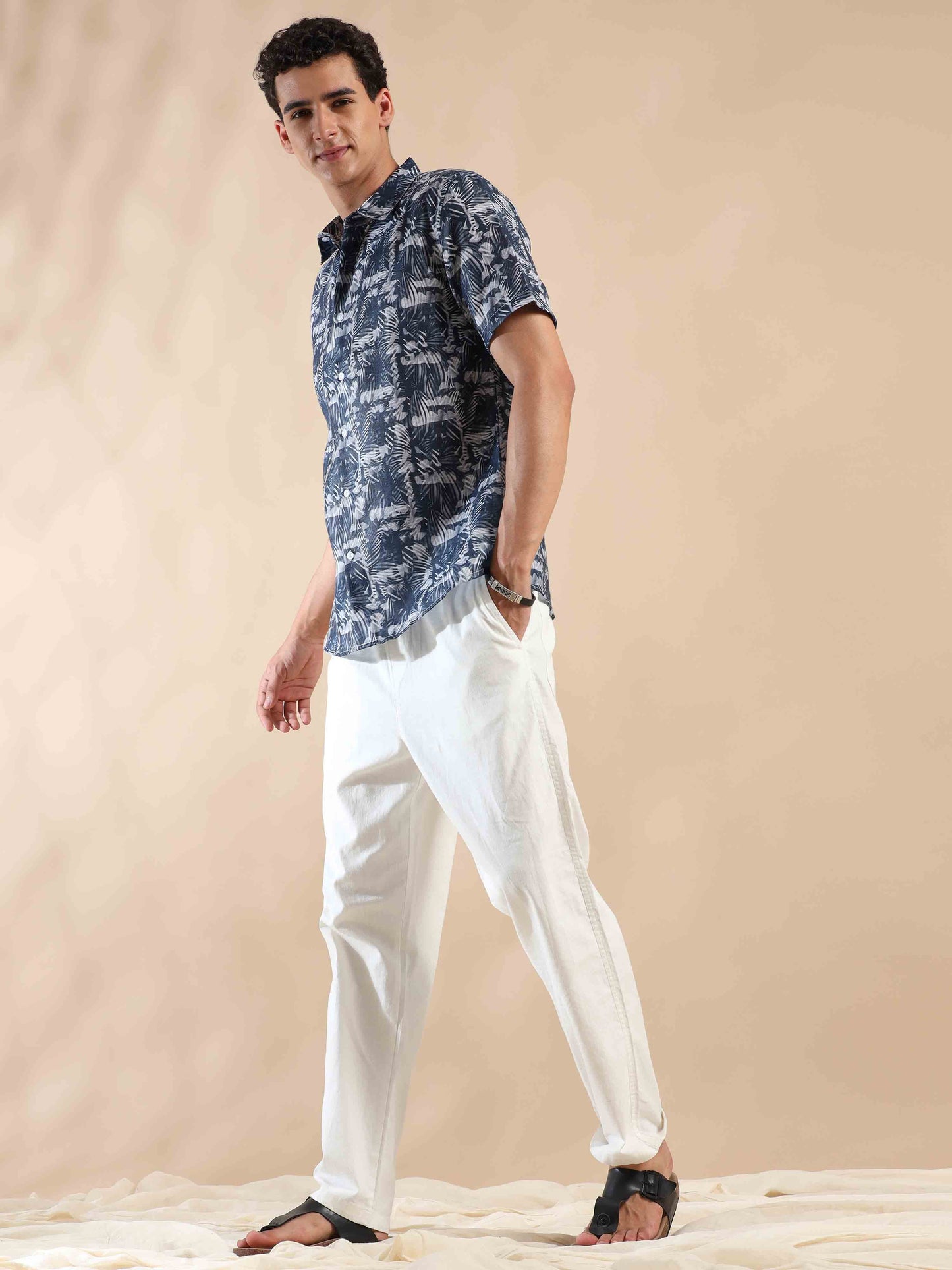 Summer Rhino Retreat Cotton Shirt