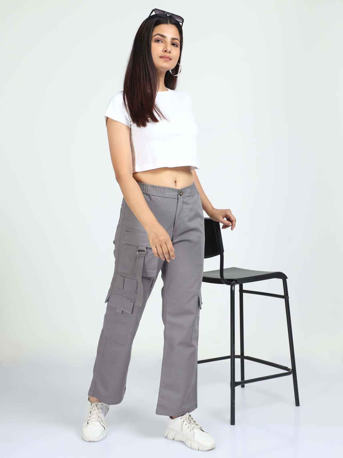 Ash Baggy Cargo Pants Womens