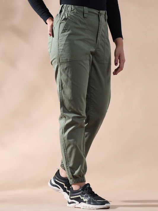 Women Vintage Fern Jogger Pants