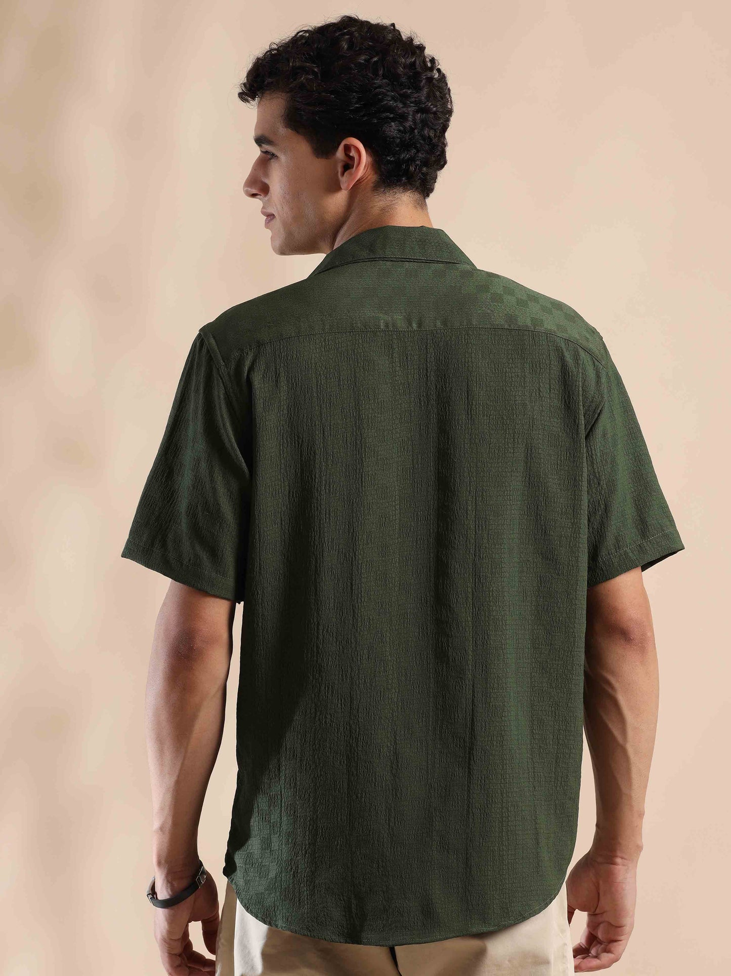 Summer Celestial Green Popcorn Shirt