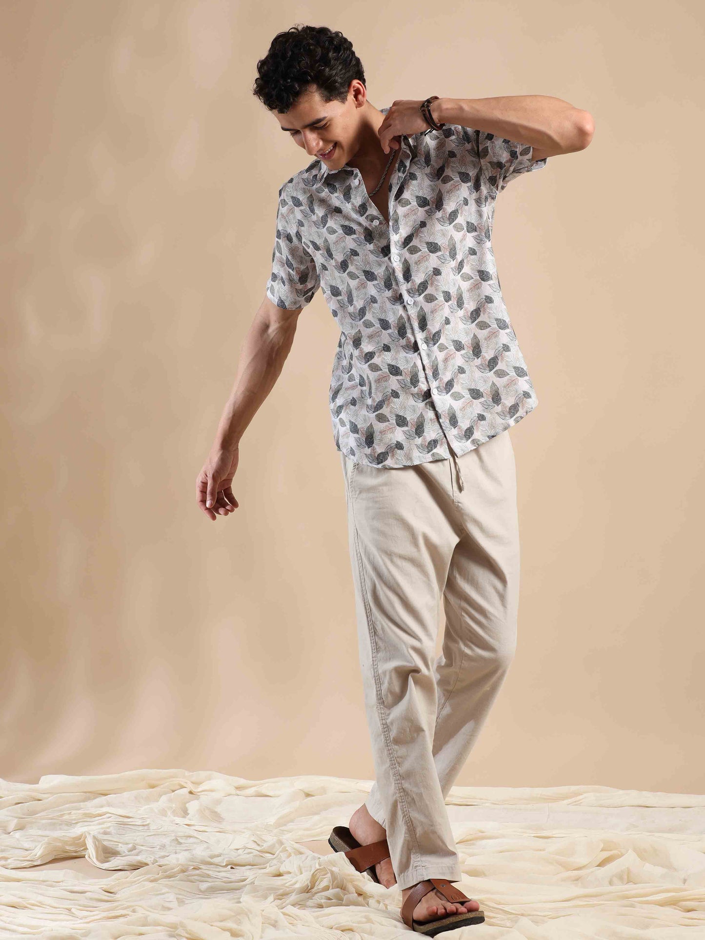 Summer Shoreline Cotton Shirt