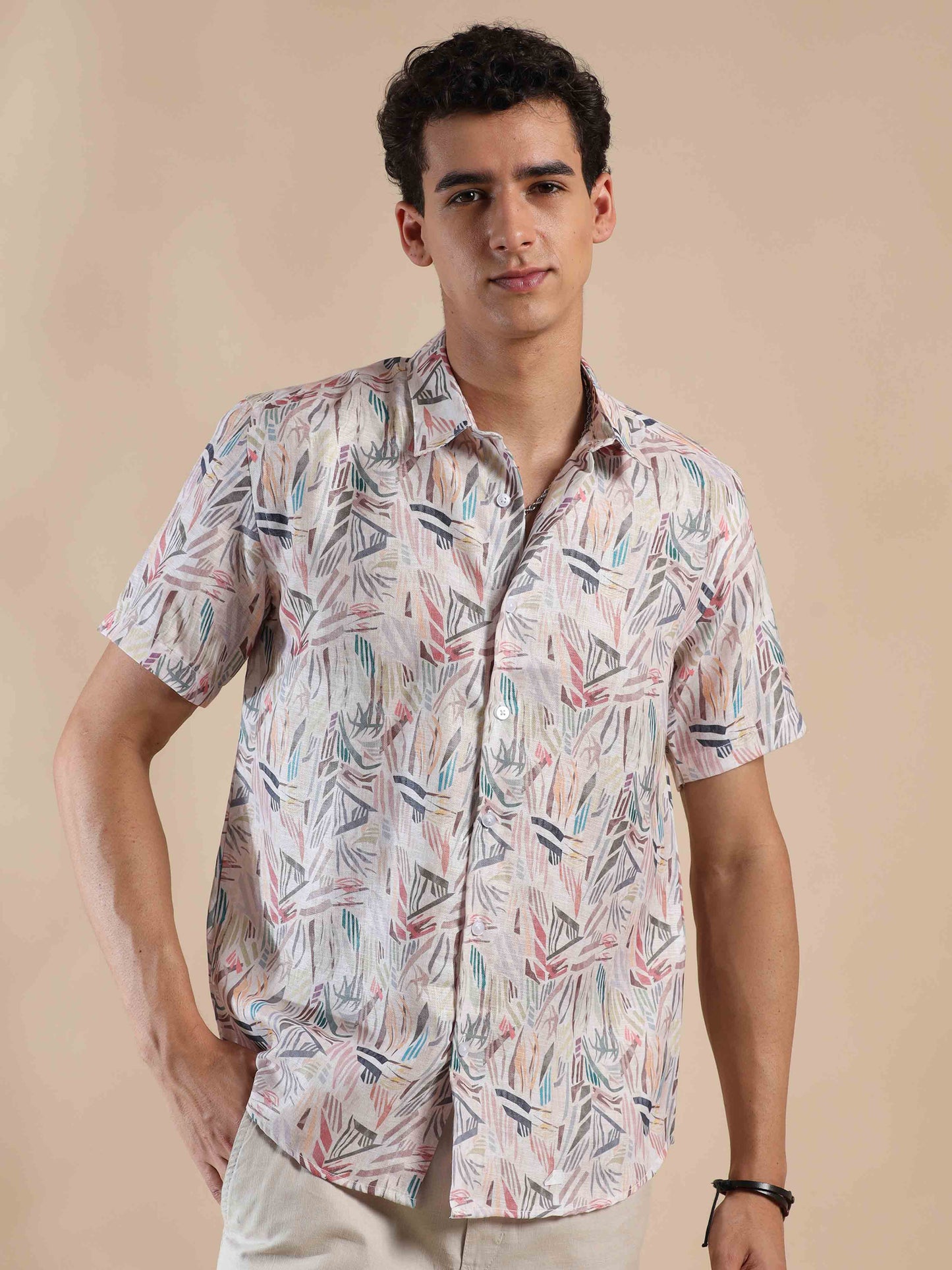 Pink Haze Harmony Cotton Shirt