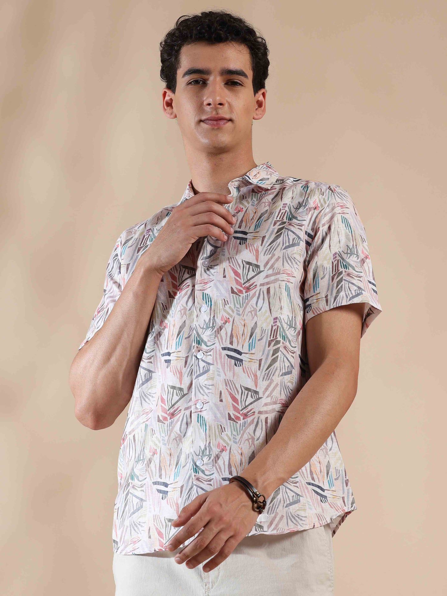 Pink Haze Harmony Cotton Shirt