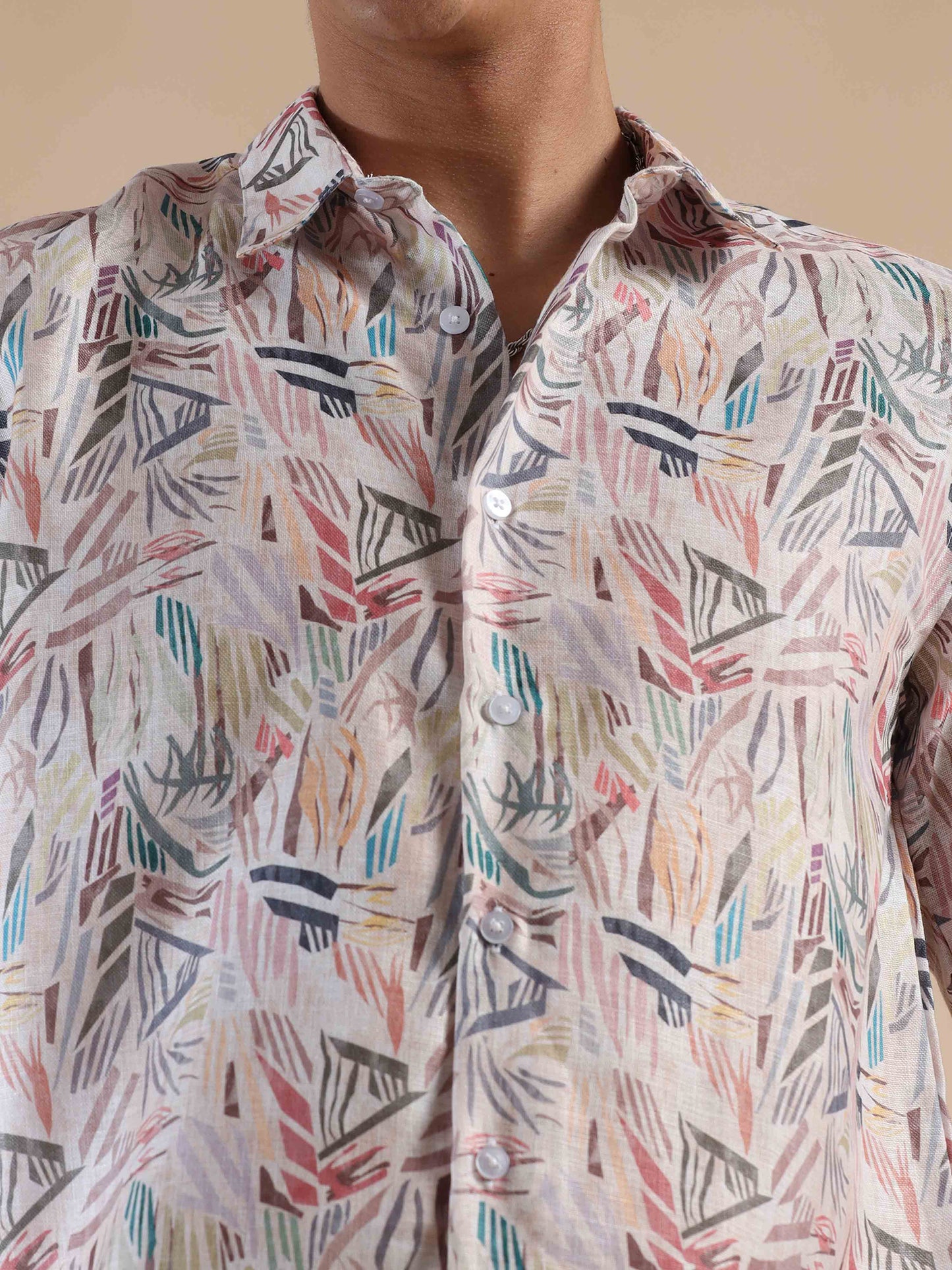 Pink Haze Harmony Cotton Shirt