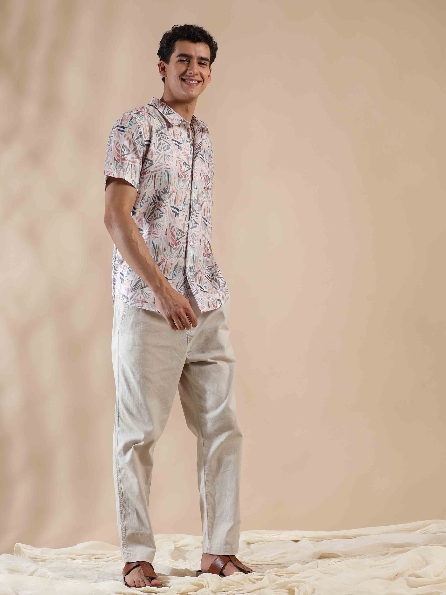Pink Haze Harmony Cotton Shirt